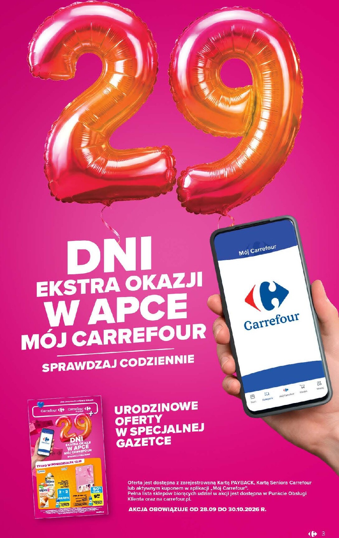 carrefour - Nowa gazetka Carrefour - Gazetka Carrefour, Market w SUMIE najlepszy, od poniedziałku ważna od 12.10.2026 do 17.10.2026 - page: 3