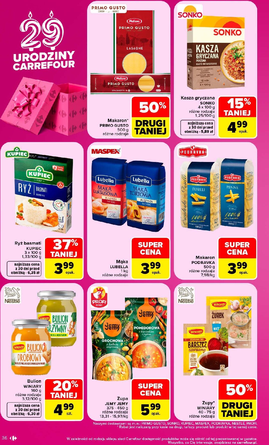 carrefour - Nowa gazetka Carrefour - Gazetka Carrefour, Market w SUMIE najlepszy, od poniedziałku ważna od 12.10.2026 do 17.10.2026 - page: 36
