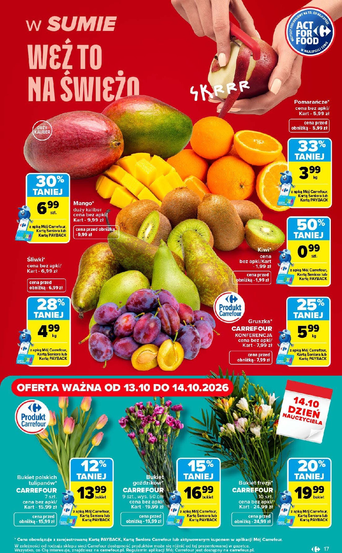 carrefour - Nowa gazetka Carrefour - Gazetka Carrefour, Market w SUMIE najlepszy, od poniedziałku ważna od 12.10.2026 do 17.10.2026 - page: 17