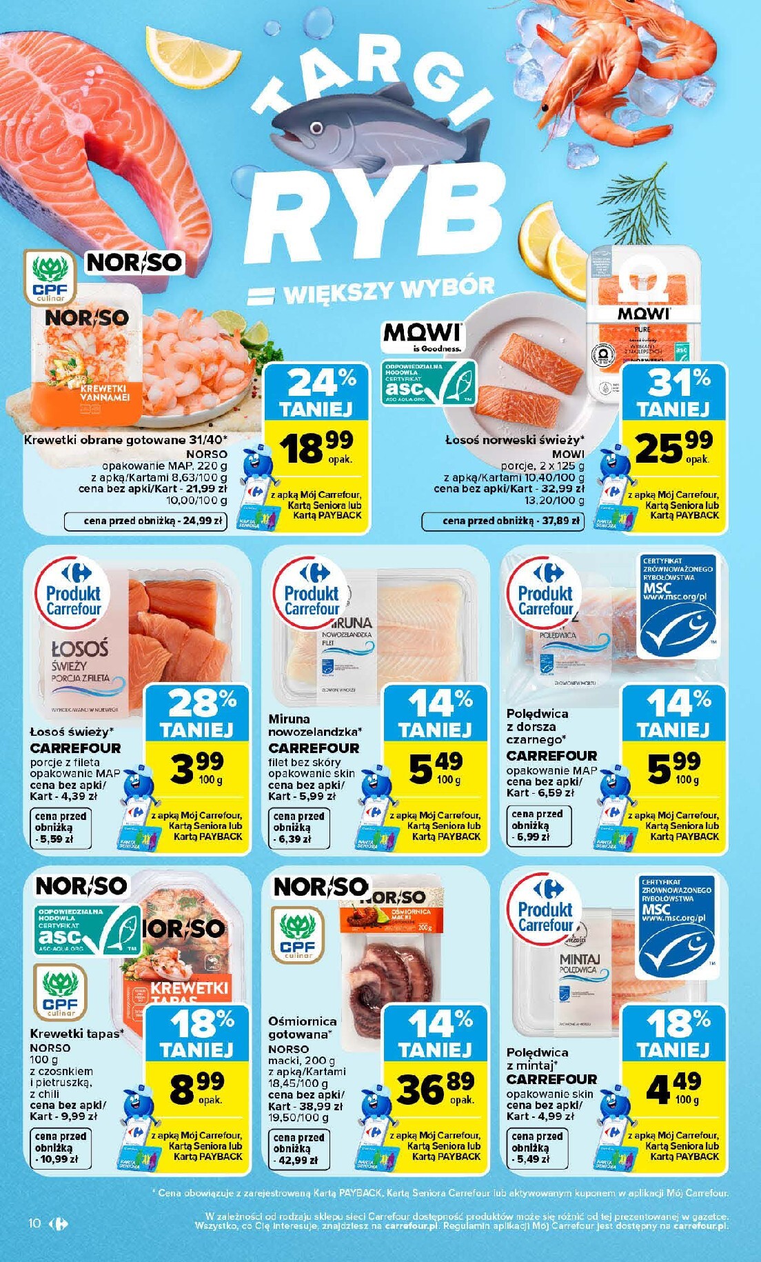 carrefour - Nowa gazetka Carrefour - Gazetka Carrefour, Market w SUMIE najlepszy, od poniedziałku ważna od 12.10.2026 do 17.10.2026 - page: 10