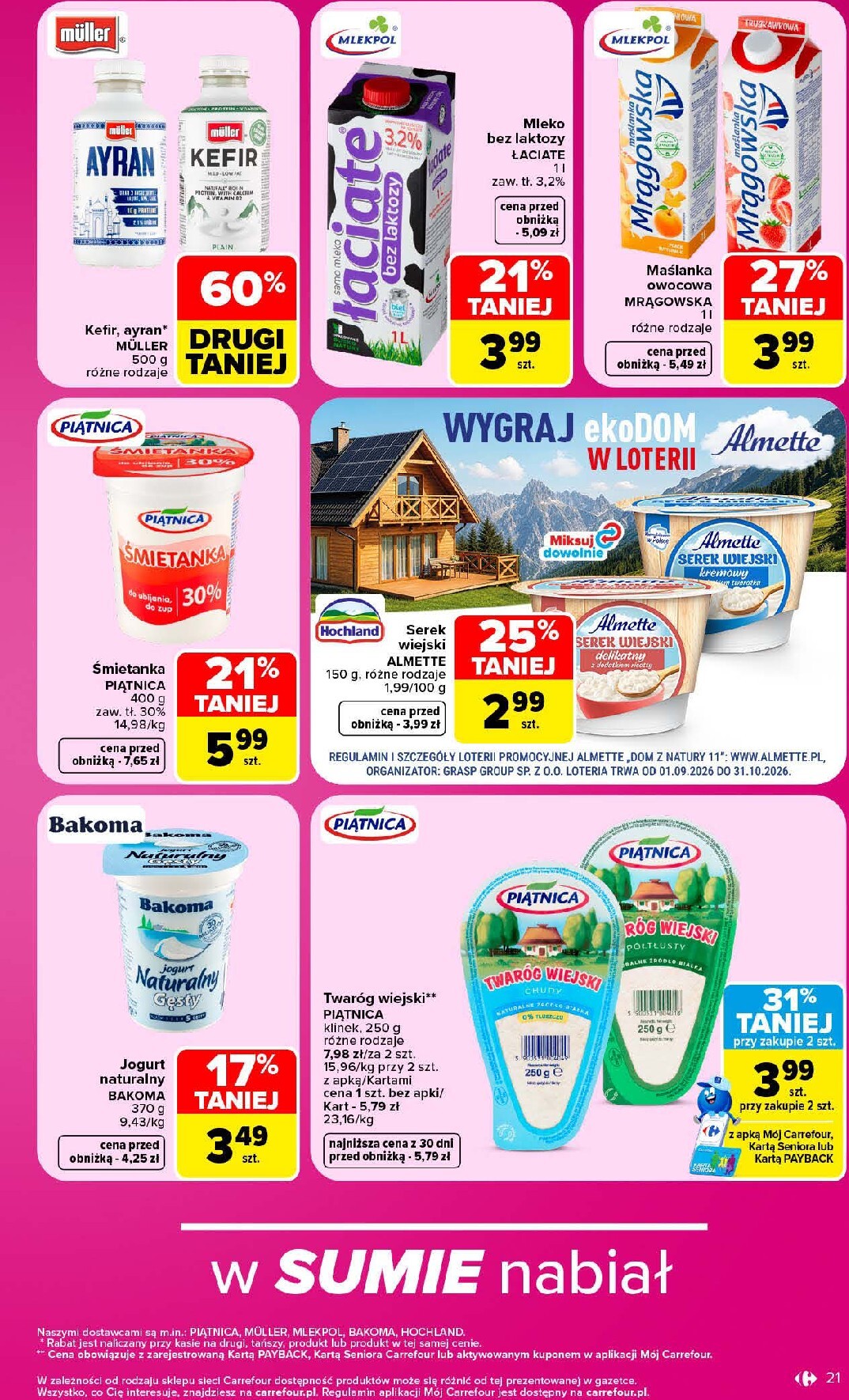 carrefour - Nowa gazetka Carrefour - Gazetka Carrefour, Market w SUMIE najlepszy, od poniedziałku ważna od 12.10.2026 do 17.10.2026 - page: 21