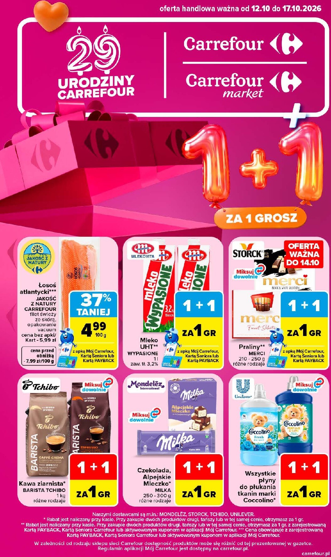 carrefour - Nowa gazetka Carrefour - Gazetka Carrefour, Market w SUMIE najlepszy, od poniedziałku ważna od 12.10.2026 do 17.10.2026