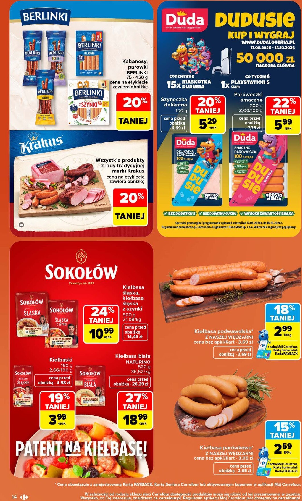 carrefour - Nowa gazetka Carrefour - Gazetka Carrefour, Market w SUMIE najlepszy, od poniedziałku ważna od 12.10.2026 do 17.10.2026 - page: 14