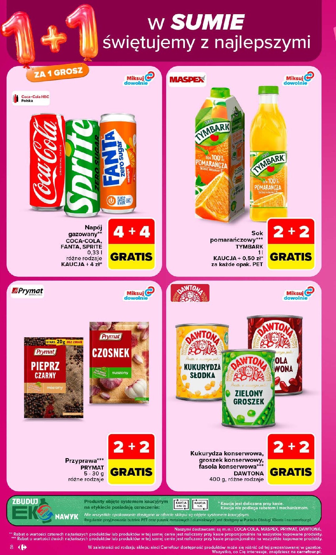 carrefour - Nowa gazetka Carrefour - Gazetka Carrefour, Market w SUMIE najlepszy, od poniedziałku ważna od 12.10.2026 do 17.10.2026 - page: 8
