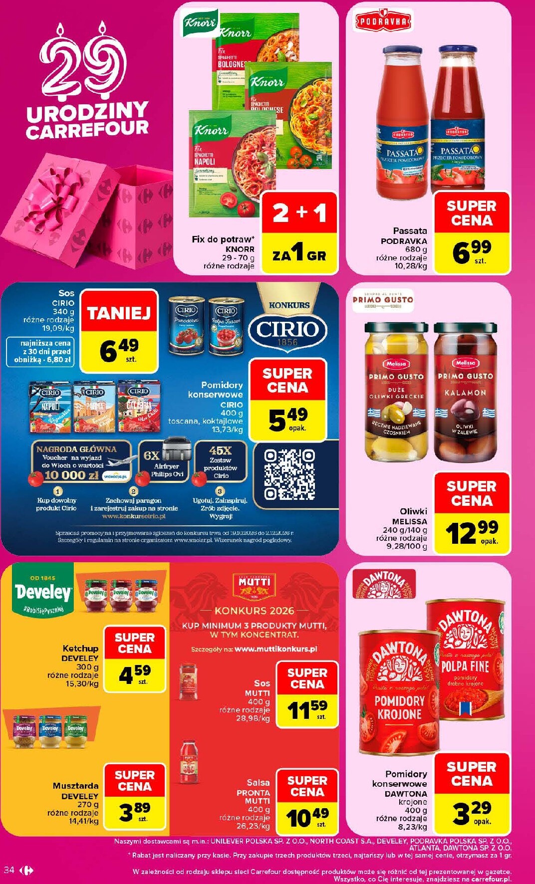 carrefour - Nowa gazetka Carrefour - Gazetka Carrefour, Market w SUMIE najlepszy, od poniedziałku ważna od 12.10.2026 do 17.10.2026 - page: 34