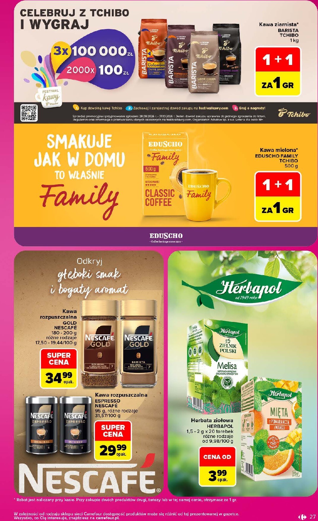 carrefour - Nowa gazetka Carrefour - Gazetka Carrefour, Market w SUMIE najlepszy, od poniedziałku ważna od 12.10.2026 do 17.10.2026 - page: 27