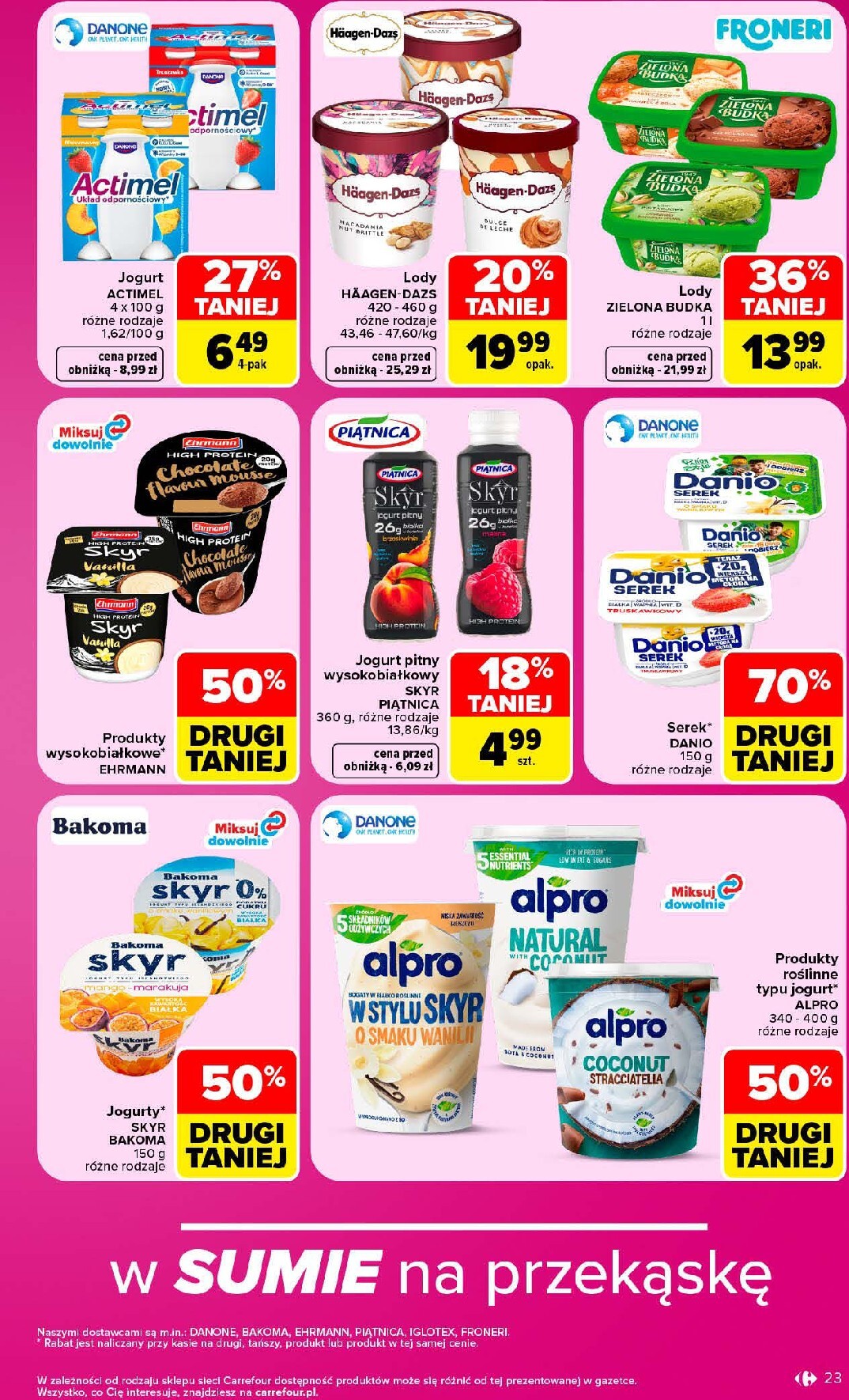 carrefour - Nowa gazetka Carrefour - Gazetka Carrefour, Market w SUMIE najlepszy, od poniedziałku ważna od 12.10.2026 do 17.10.2026 - page: 23