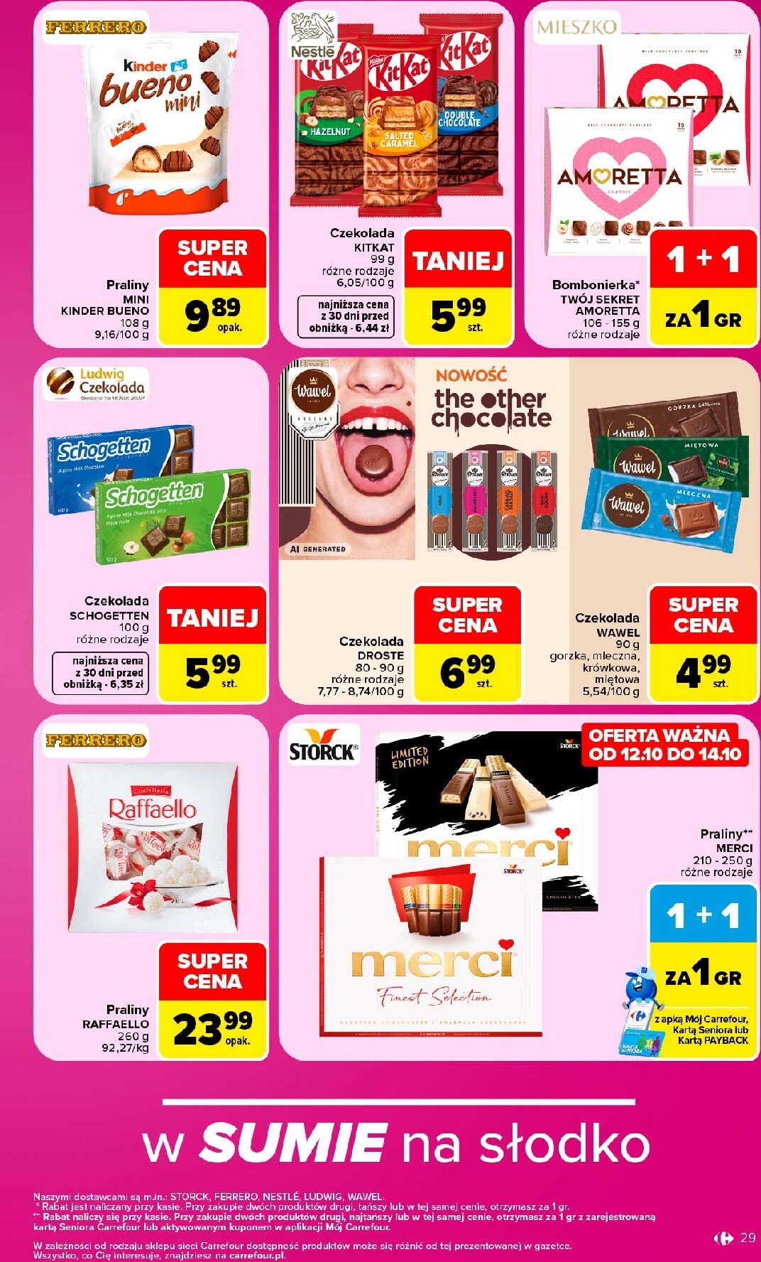 carrefour - Nowa gazetka Carrefour - Gazetka Carrefour, Market w SUMIE najlepszy, od poniedziałku ważna od 12.10.2026 do 17.10.2026 - page: 29
