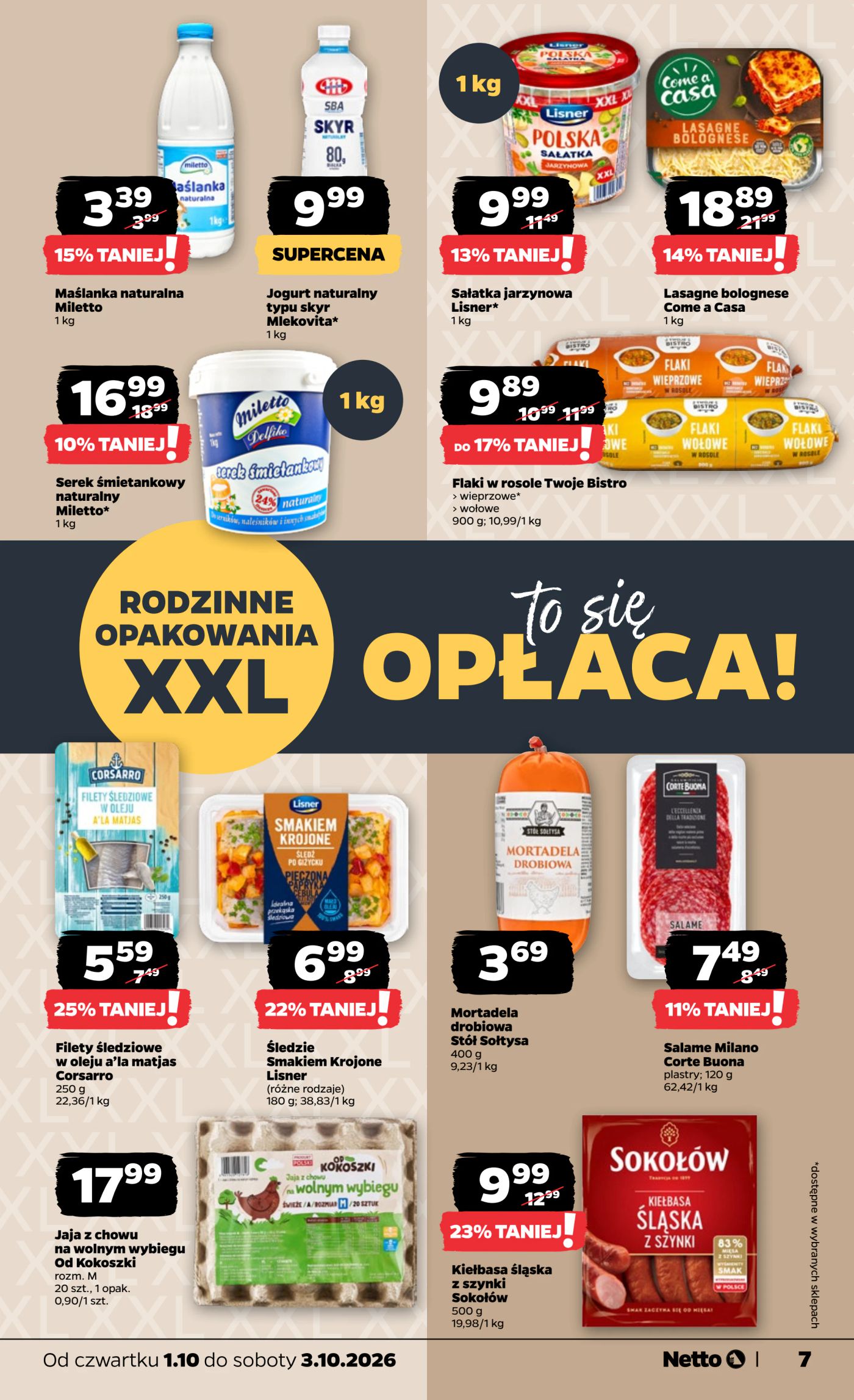 netto - Nowa gazetka Netto - Food ważna od 01.10.2026 do 03.10.2026 - page: 7