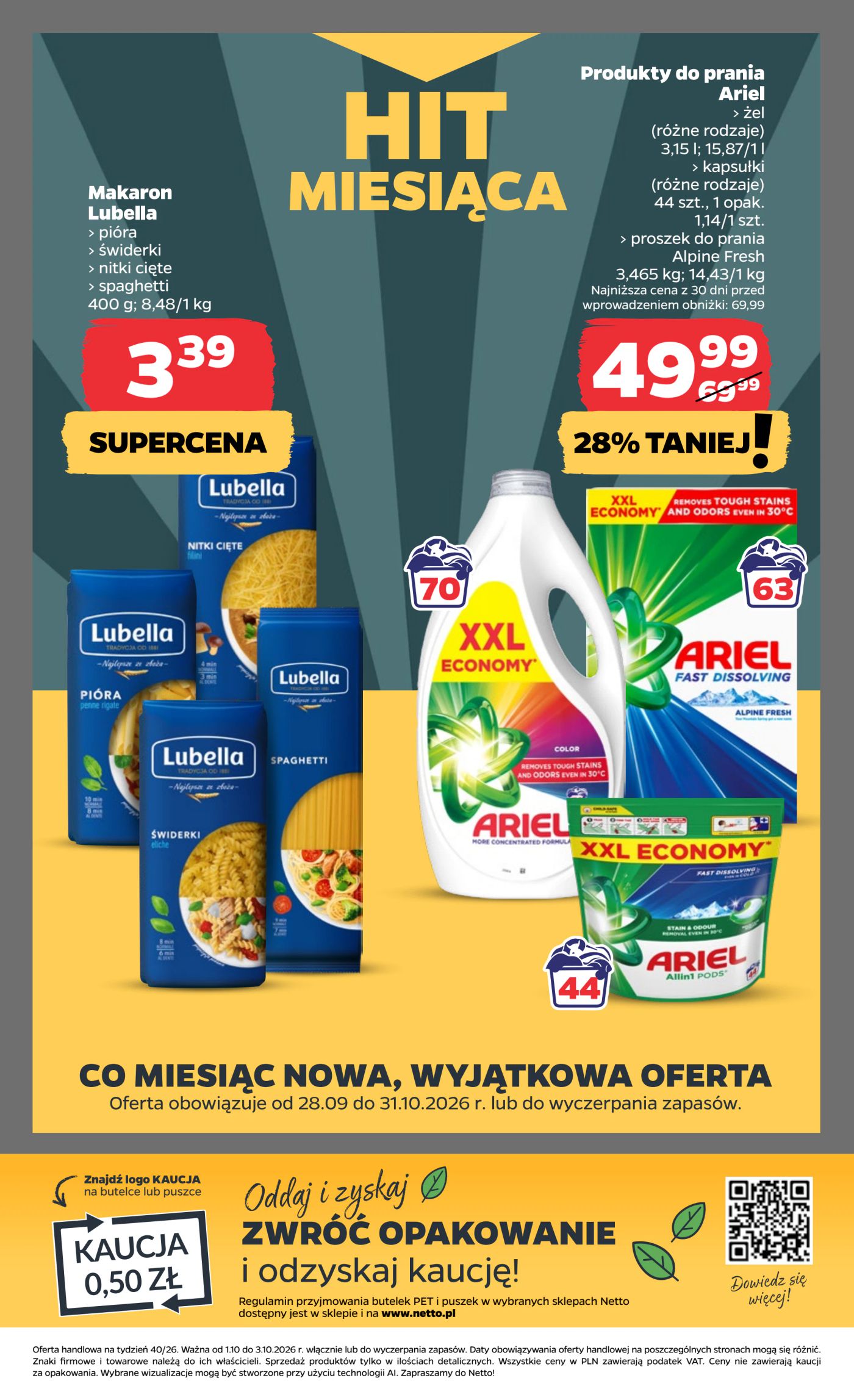 netto - Nowa gazetka Netto - Food ważna od 01.10.2026 do 03.10.2026 - page: 19
