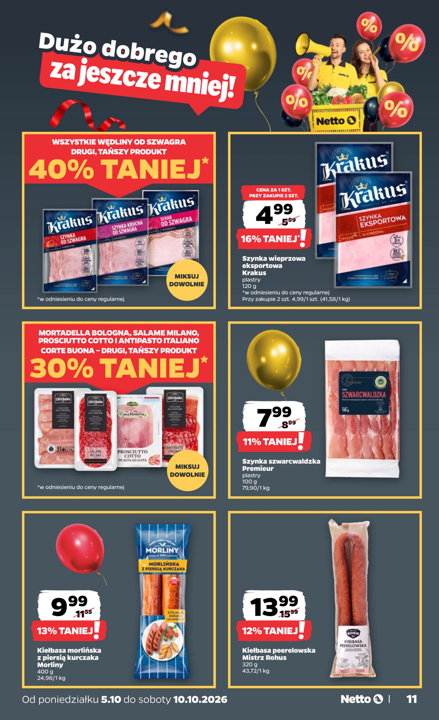 netto - Nowa gazetka Netto - Food ważna od 05.10.2026 do 10.10.2026 - page: 11