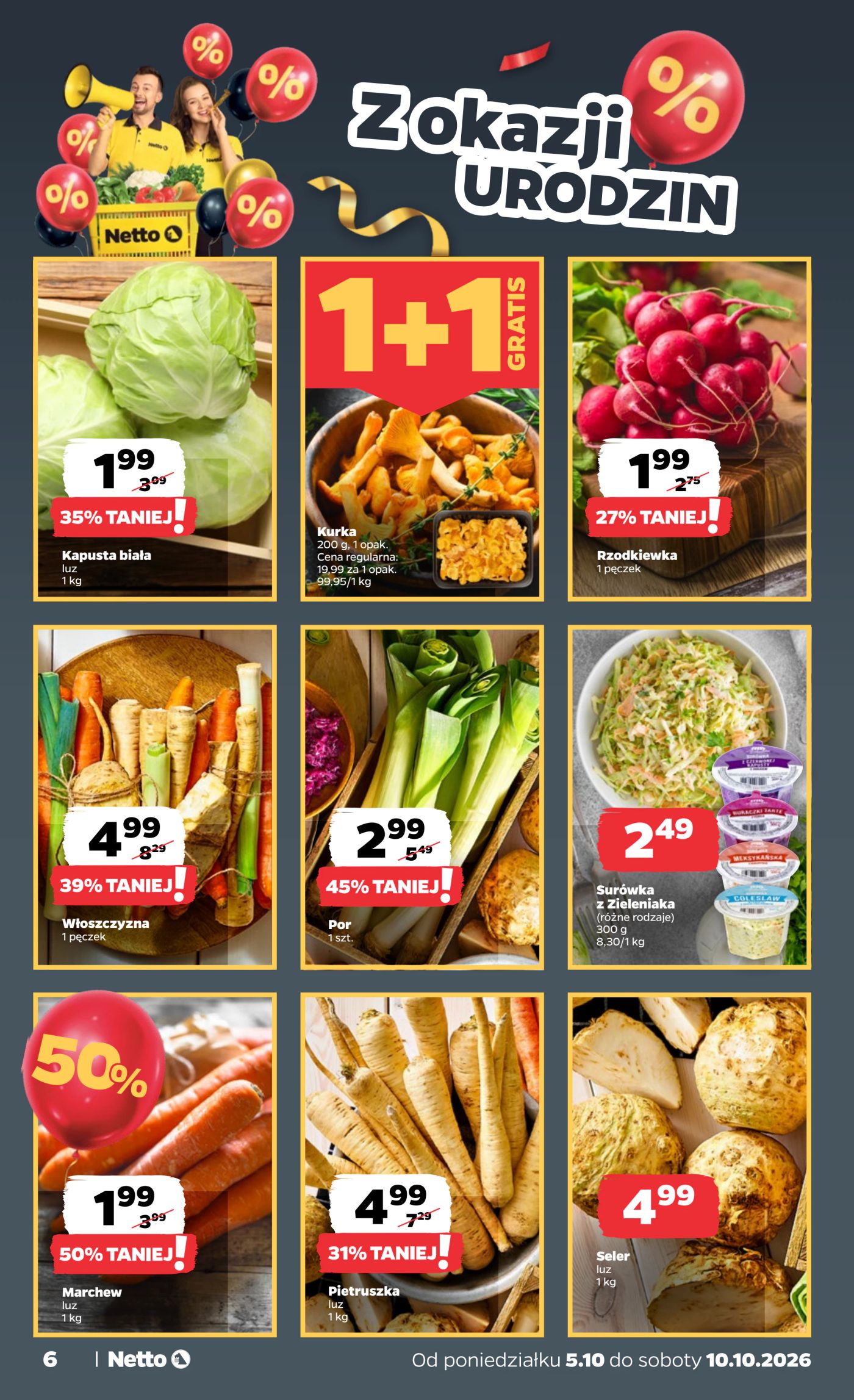 netto - Nowa gazetka Netto - Food ważna od 05.10.2026 do 10.10.2026 - page: 6