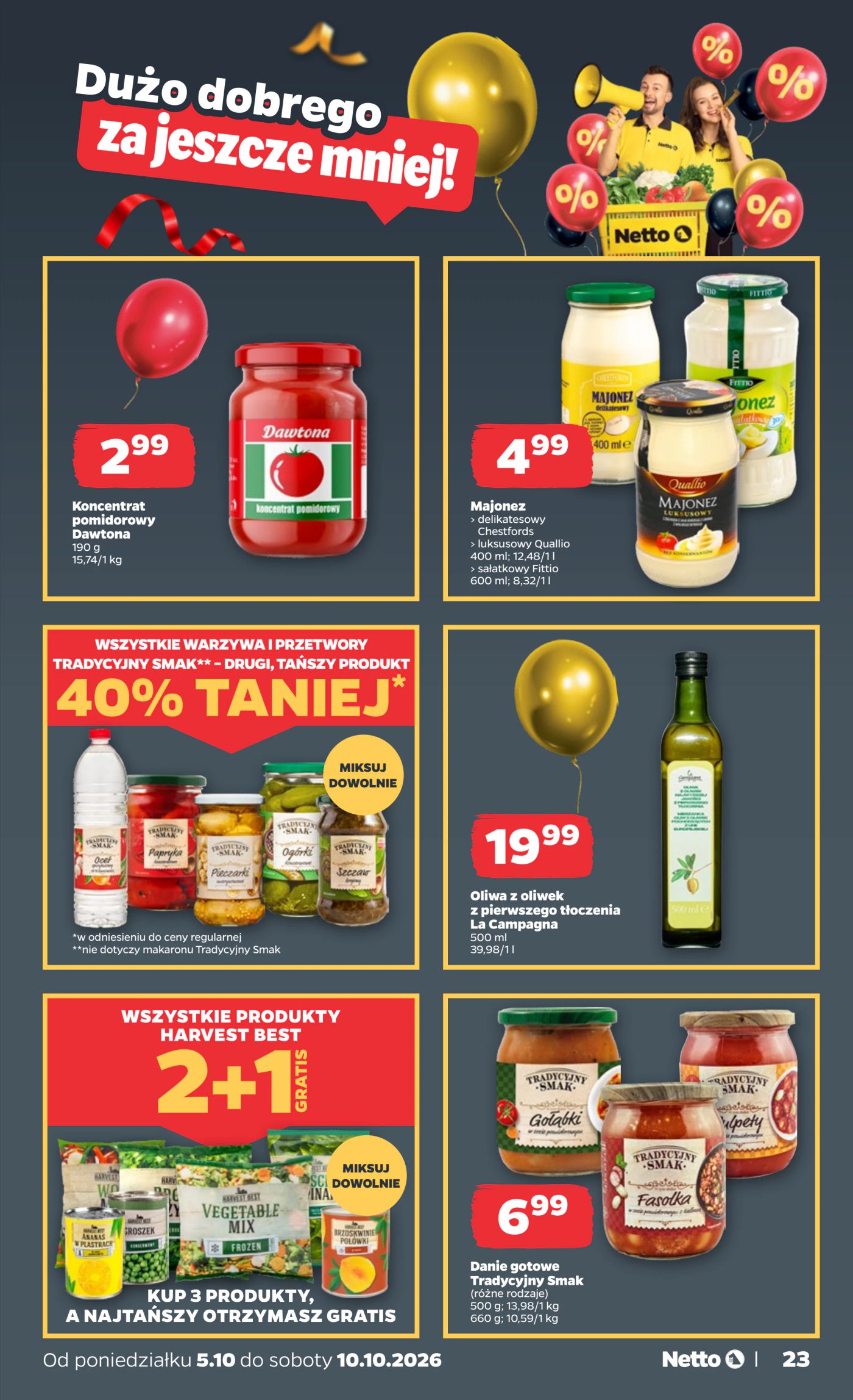 netto - Nowa gazetka Netto - Food ważna od 05.10.2026 do 10.10.2026 - page: 23
