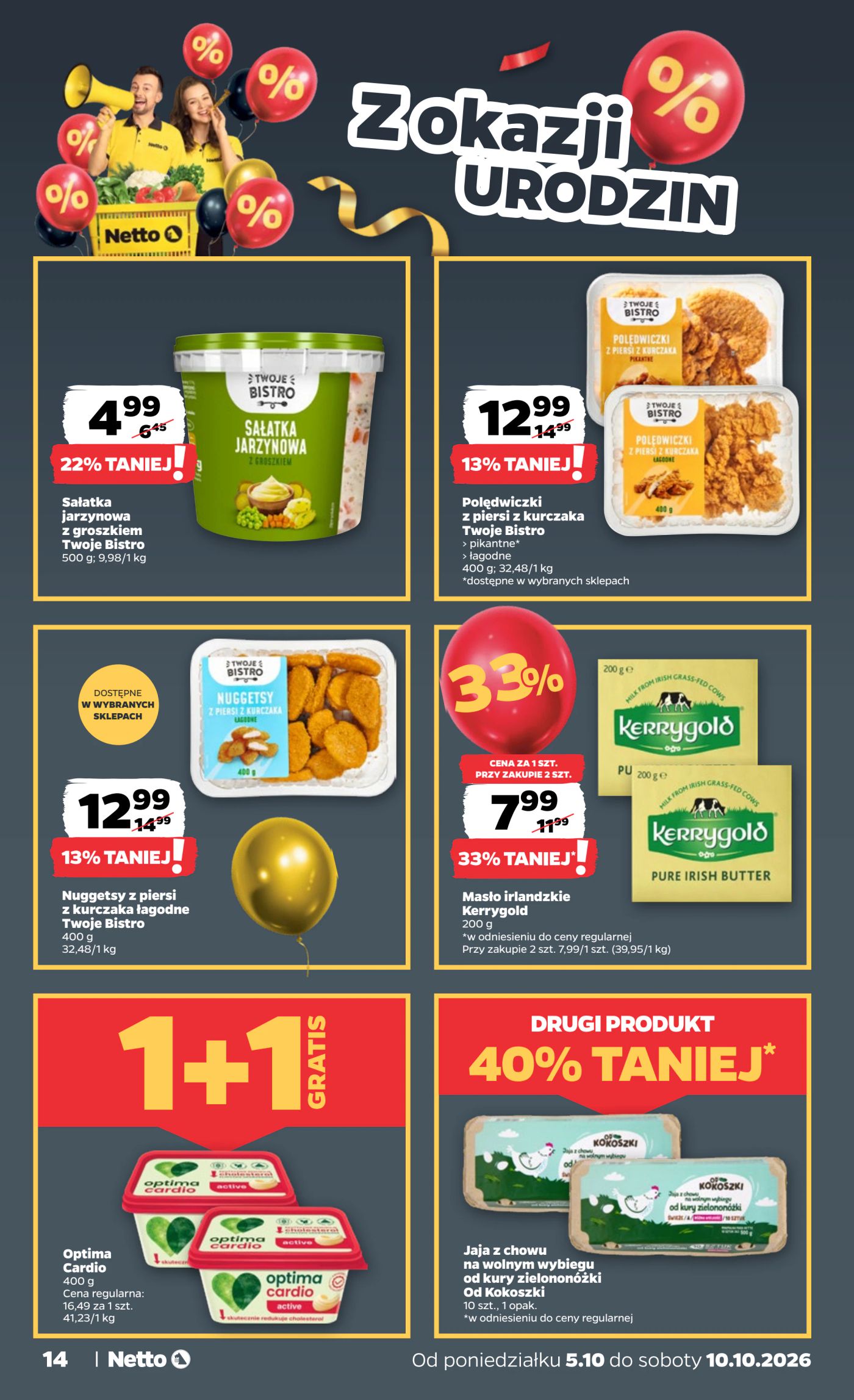 netto - Nowa gazetka Netto - Food ważna od 05.10.2026 do 10.10.2026 - page: 14