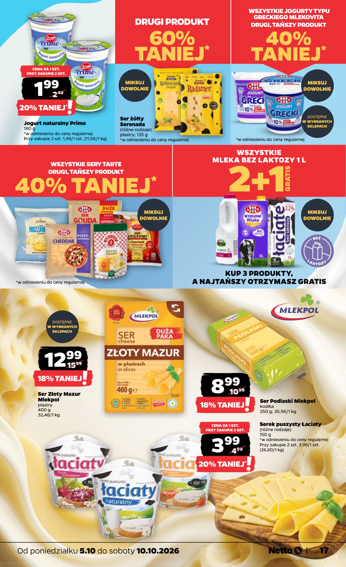 netto - Nowa gazetka Netto - Food ważna od 05.10.2026 do 10.10.2026 - page: 17