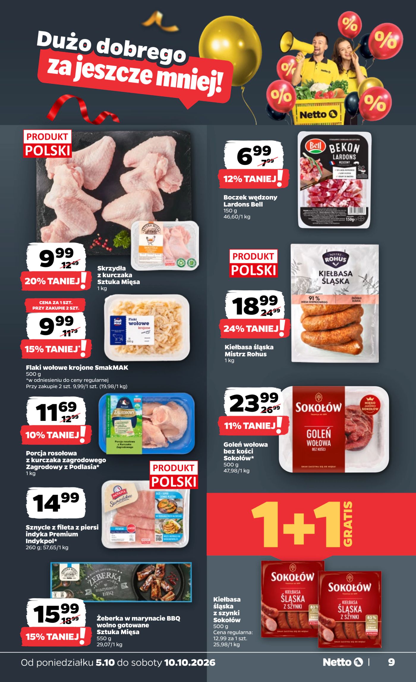 netto - Nowa gazetka Netto - Food ważna od 05.10.2026 do 10.10.2026 - page: 9
