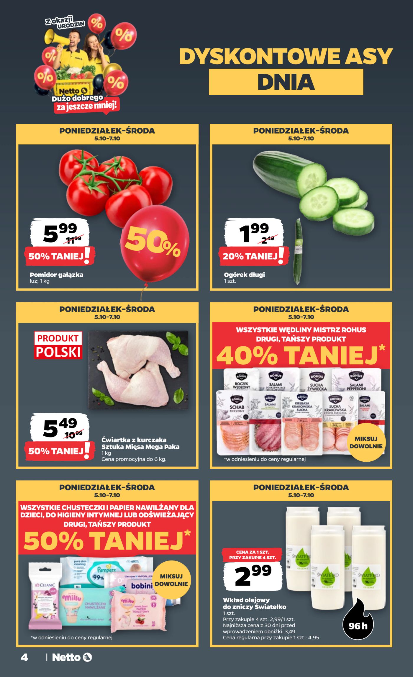 netto - Nowa gazetka Netto - Food ważna od 05.10.2026 do 10.10.2026 - page: 4
