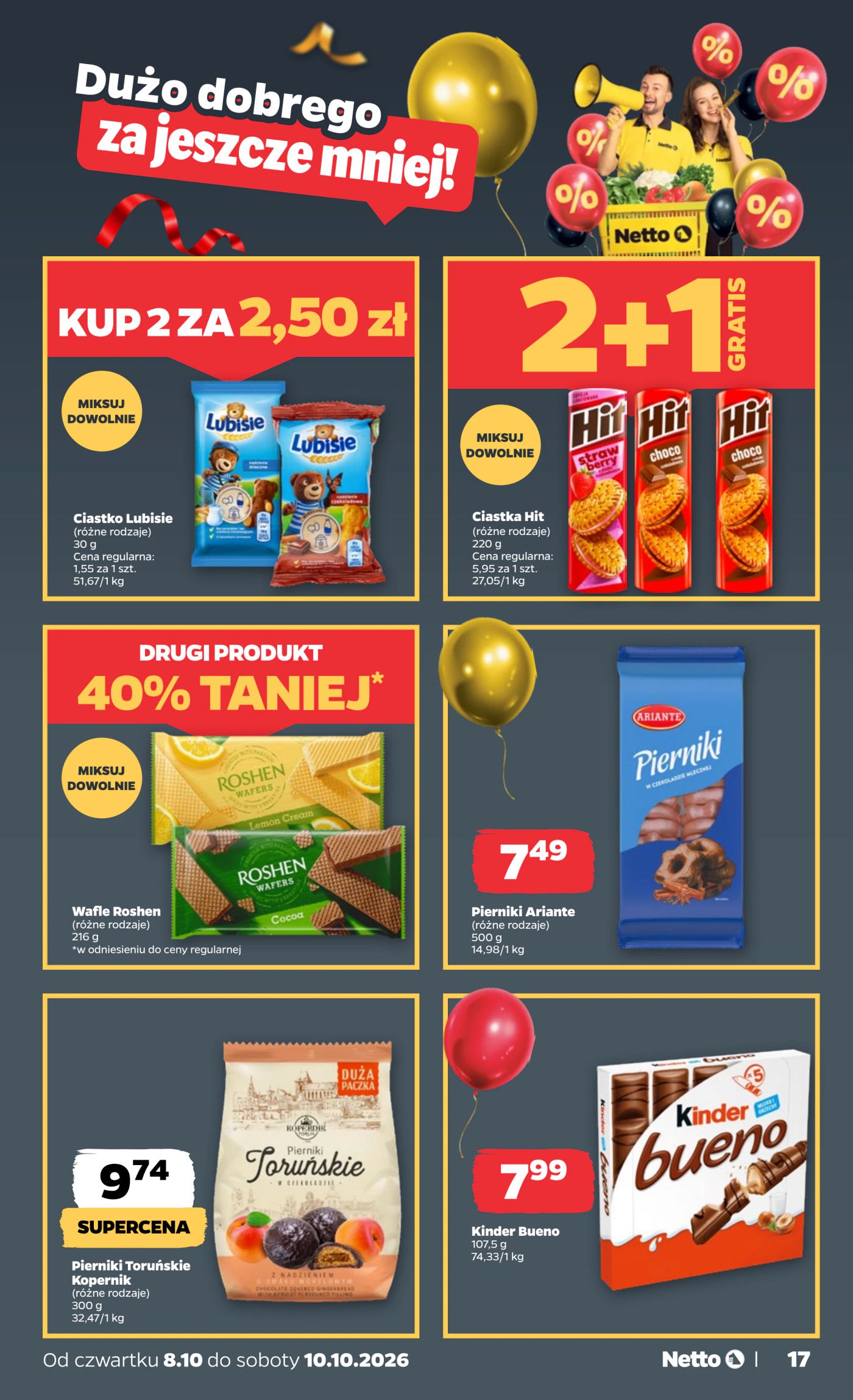 netto - Nowa gazetka Netto - Food ważna od 08.10.2026 do 10.10.2026 - page: 17