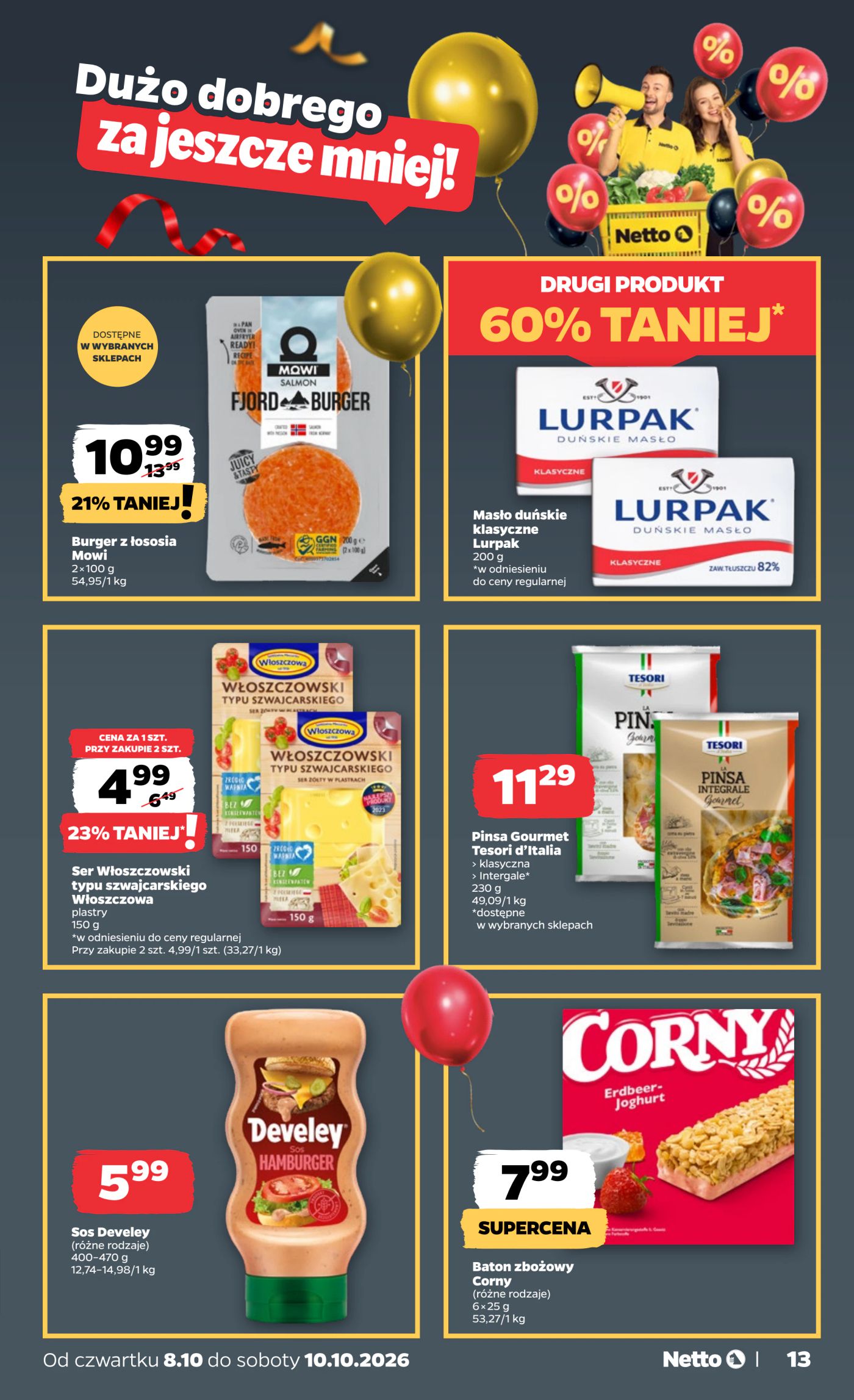 netto - Nowa gazetka Netto - Food ważna od 08.10.2026 do 10.10.2026 - page: 13