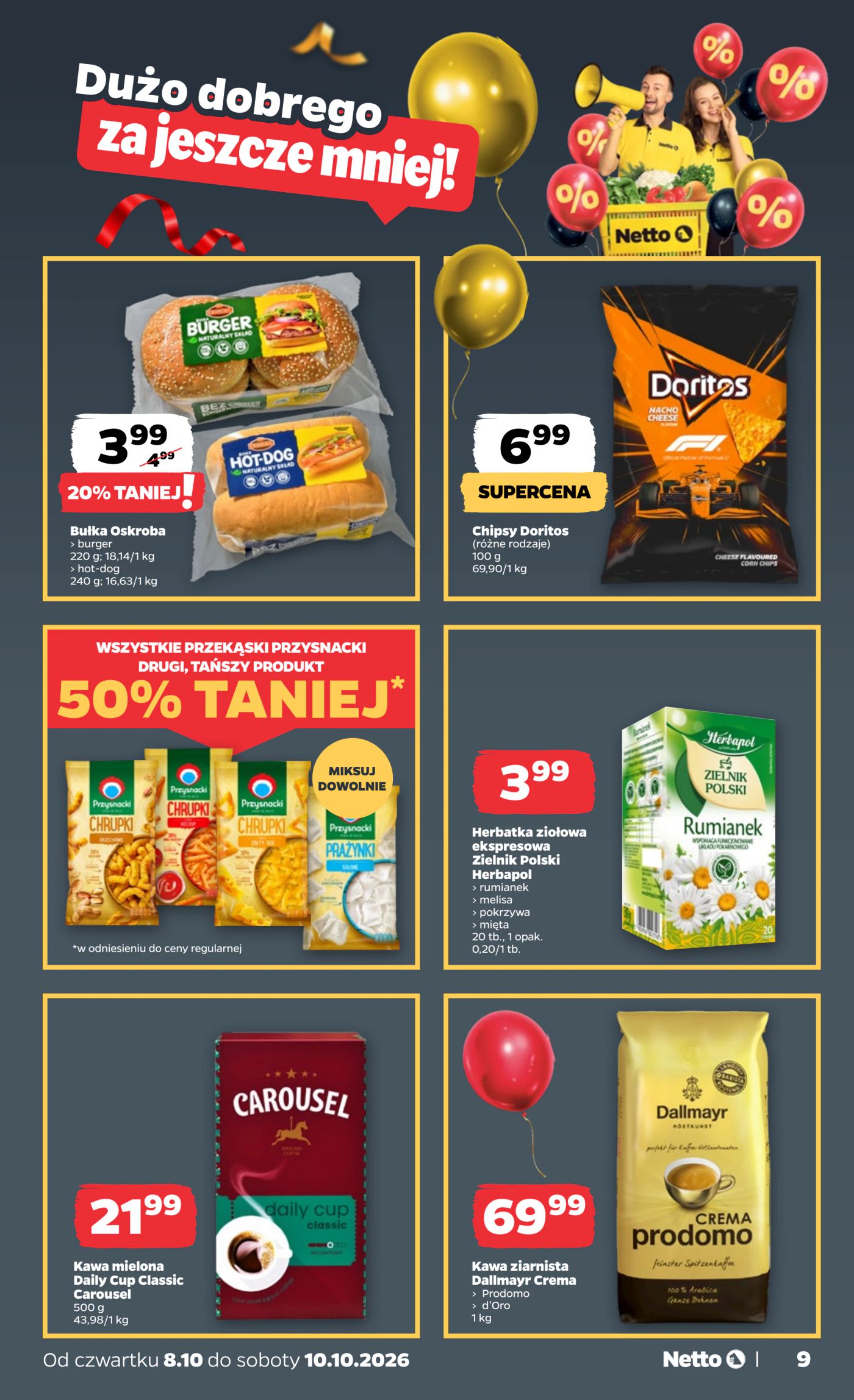 netto - Nowa gazetka Netto - Food ważna od 08.10.2026 do 10.10.2026 - page: 9