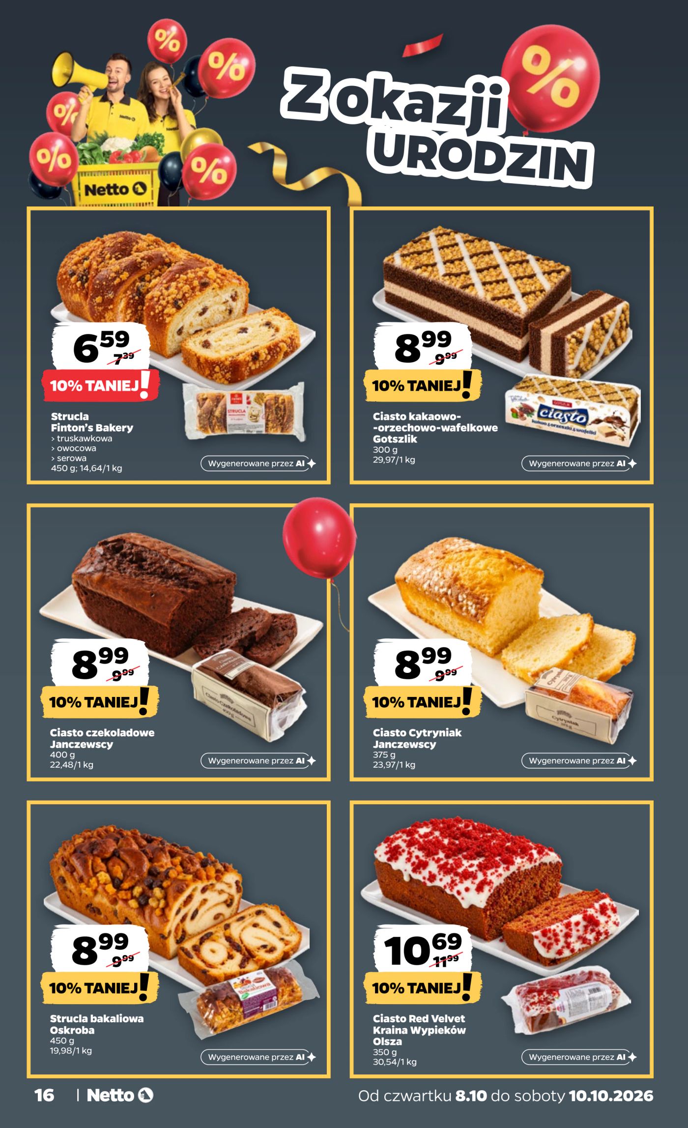 netto - Nowa gazetka Netto - Food ważna od 08.10.2026 do 10.10.2026 - page: 16