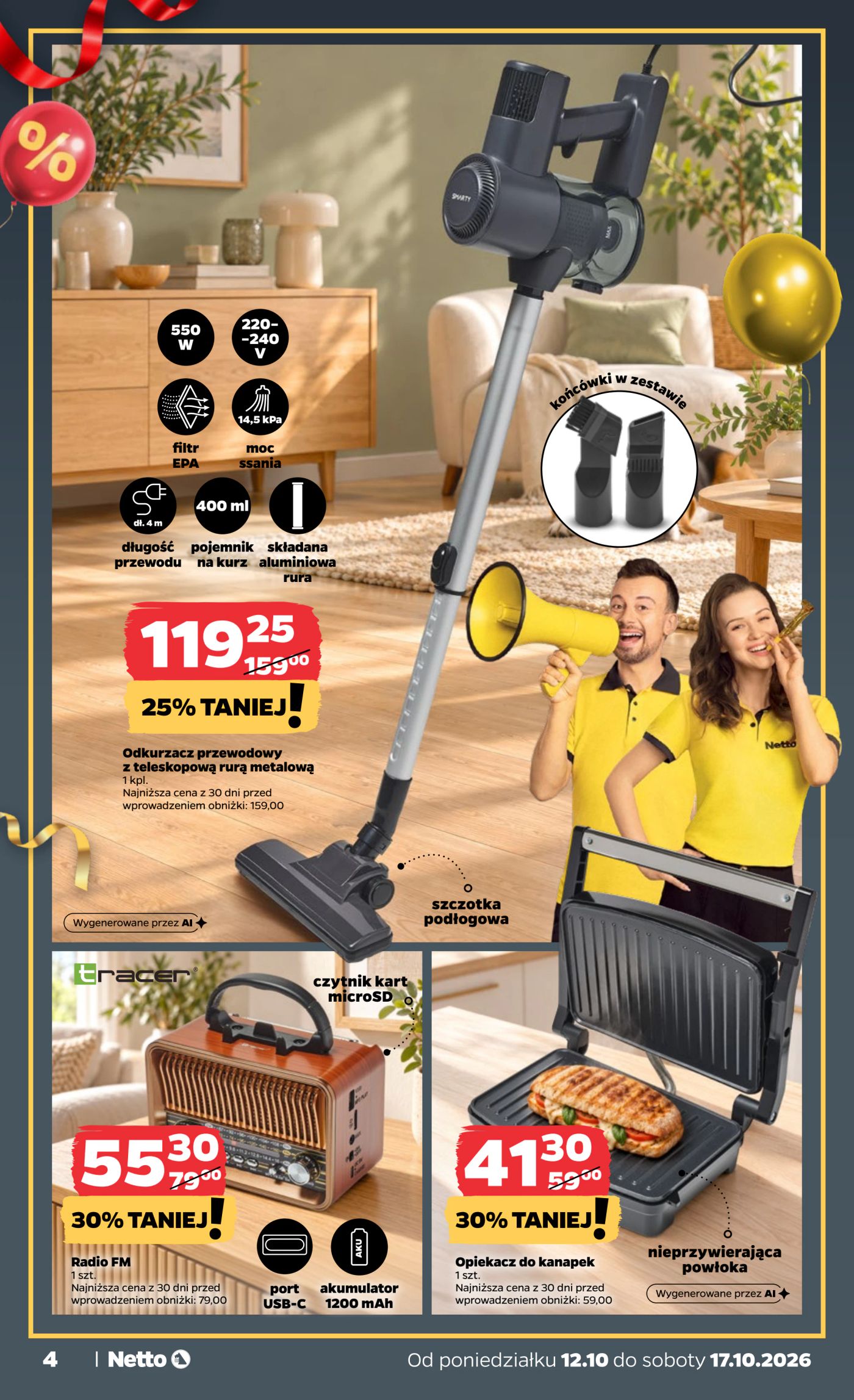 netto - Nowa gazetka Netto - Non Food ważna od 12.10.2026 do 17.10.2026 - page: 4
