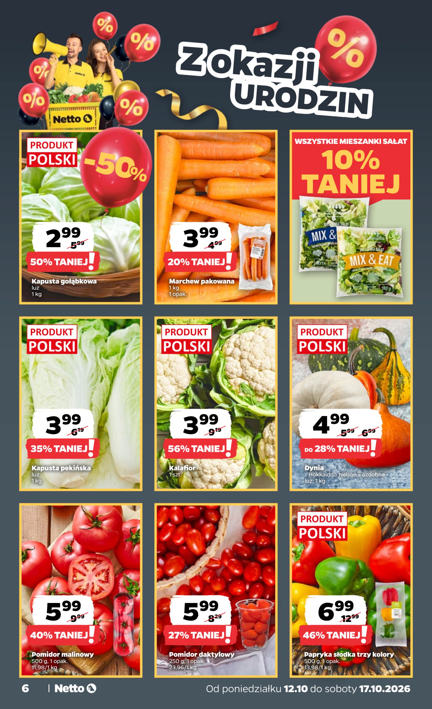netto - Nowa gazetka Netto - Food ważna od 12.10.2026 do 17.10.2026 - page: 6