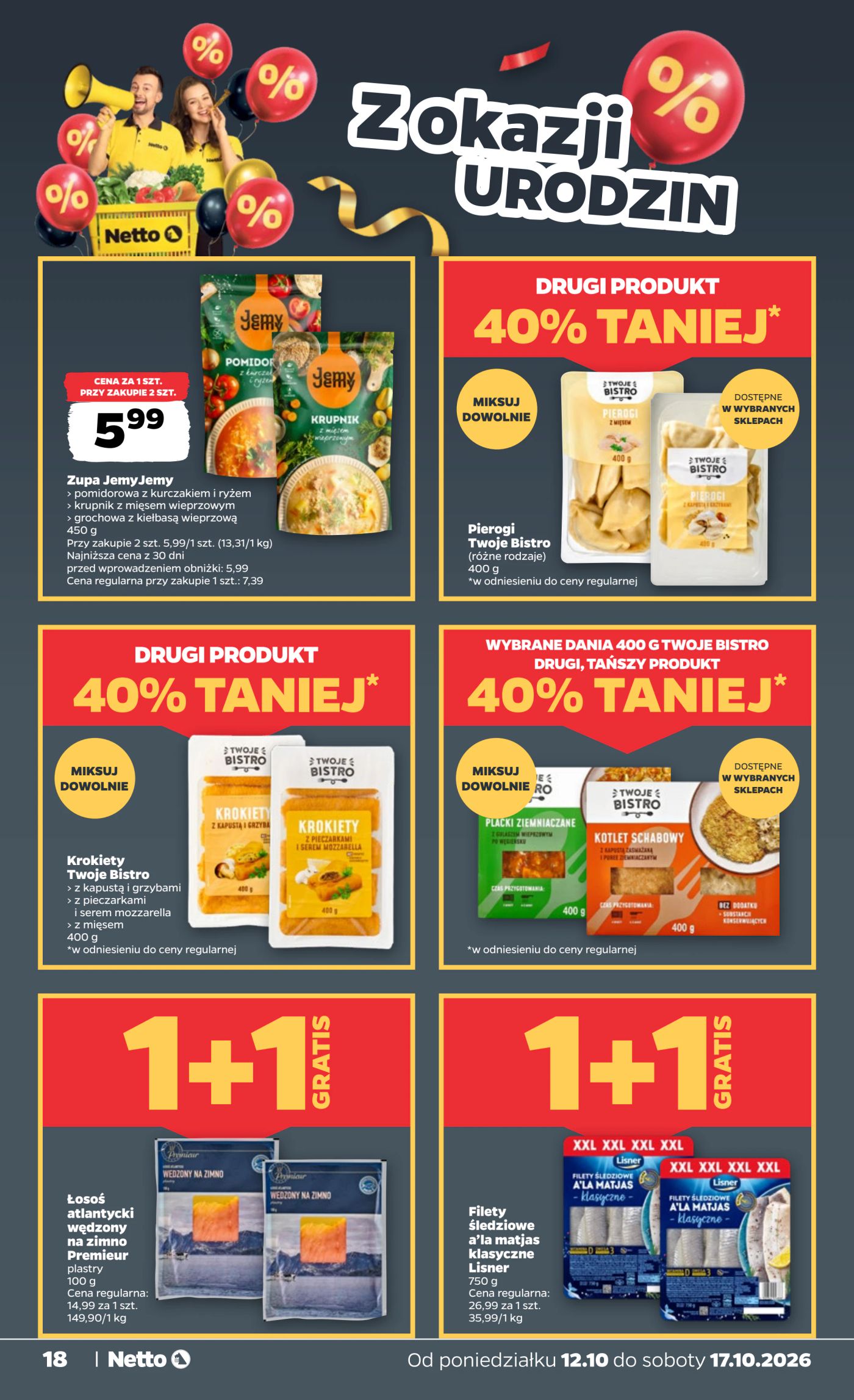 netto - Nowa gazetka Netto - Food ważna od 12.10.2026 do 17.10.2026 - page: 18