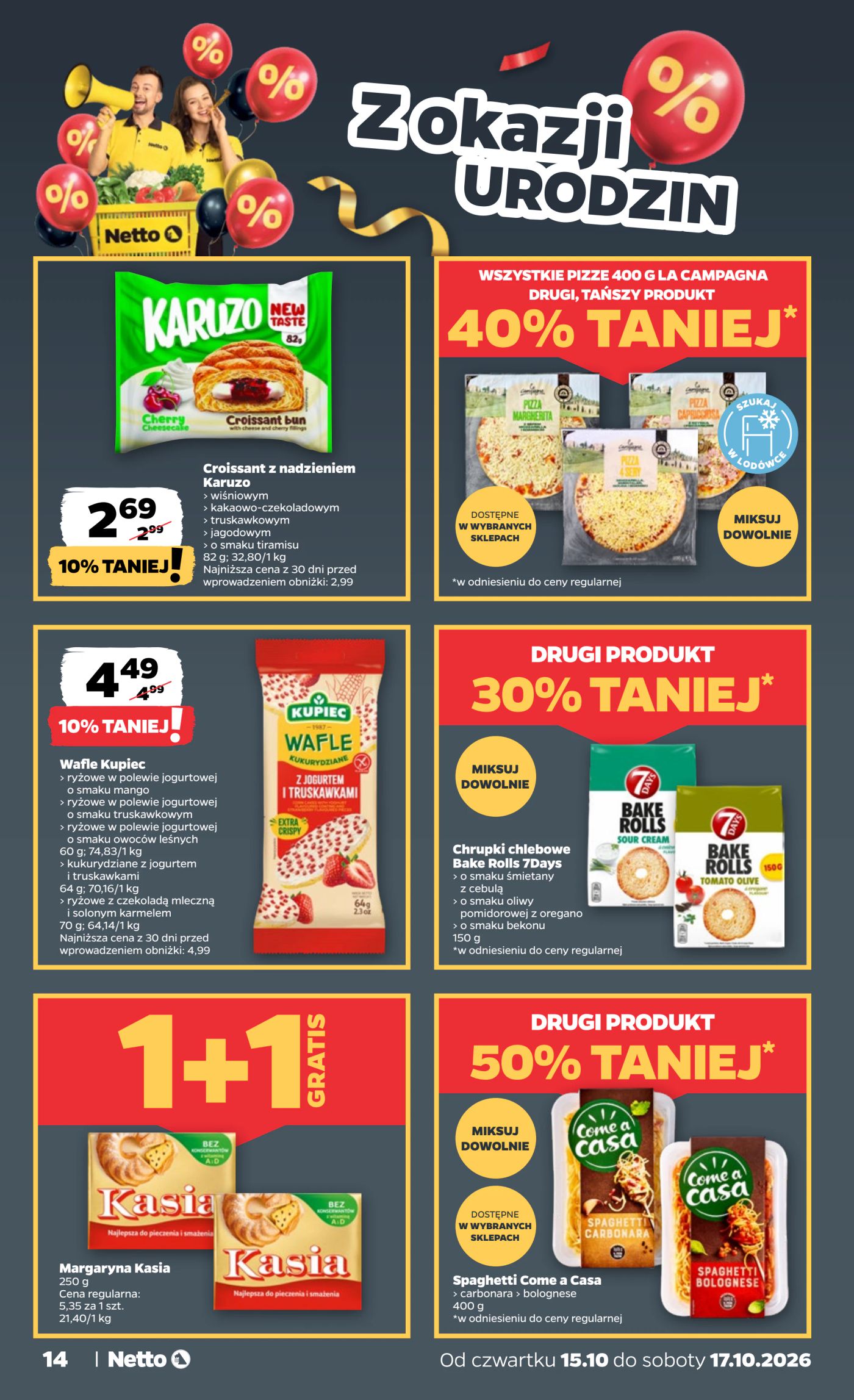 netto - Nowa gazetka Netto - Food ważna od 15.10.2026 do 17.10.2026 - page: 14