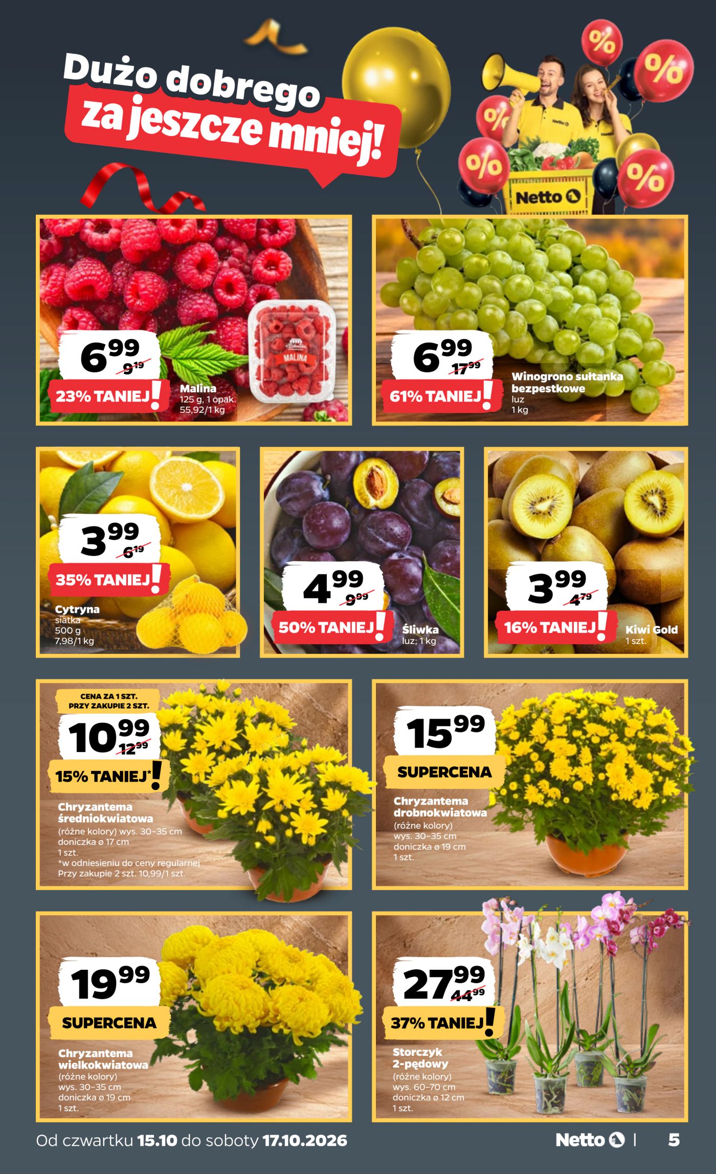netto - Nowa gazetka Netto - Food ważna od 15.10.2026 do 17.10.2026 - page: 5