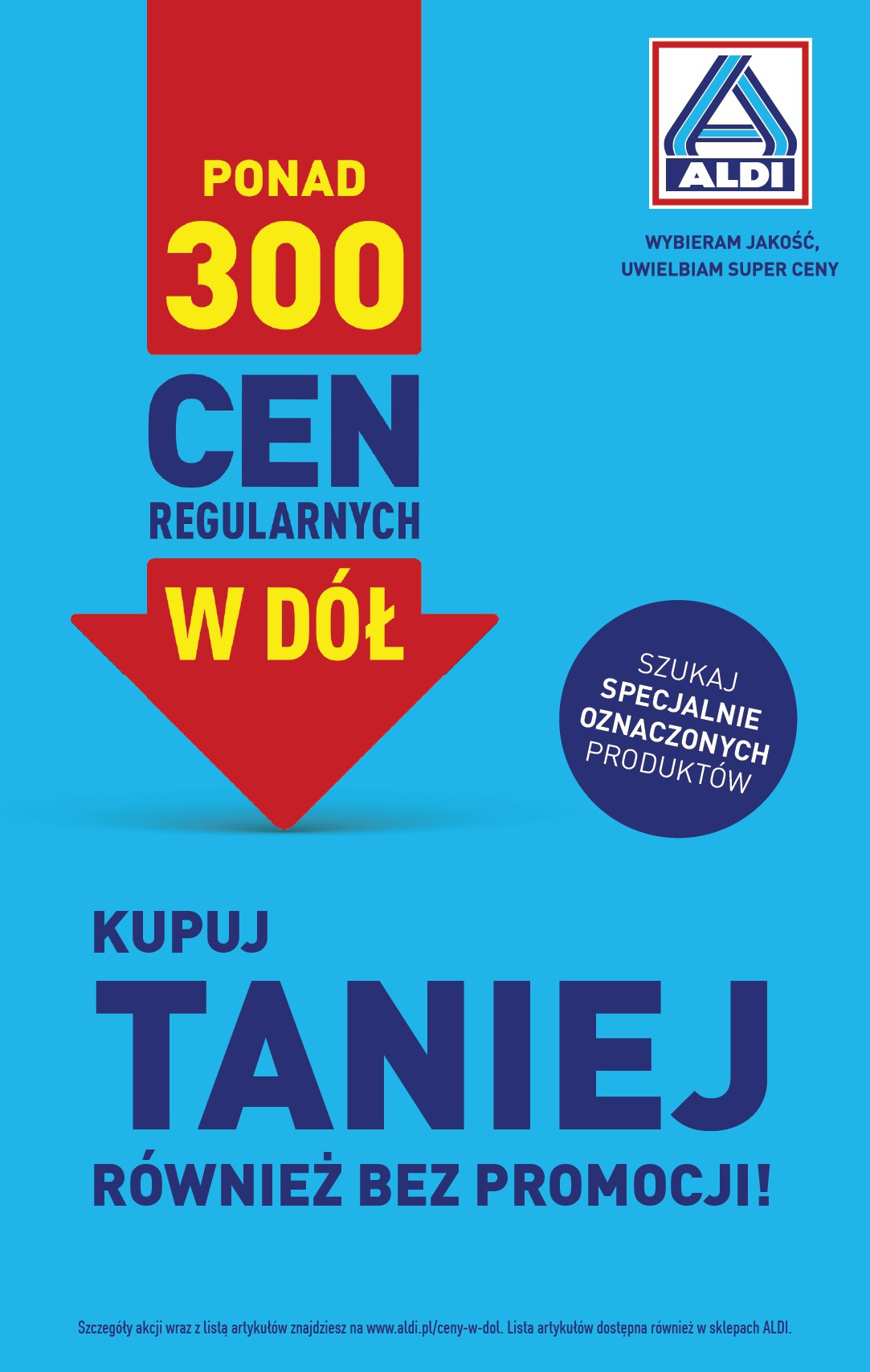 aldi - Aktualna gazetka ALDI - Ceny regularne w dół! ważna od 13.09.2026 do 31.10.2026