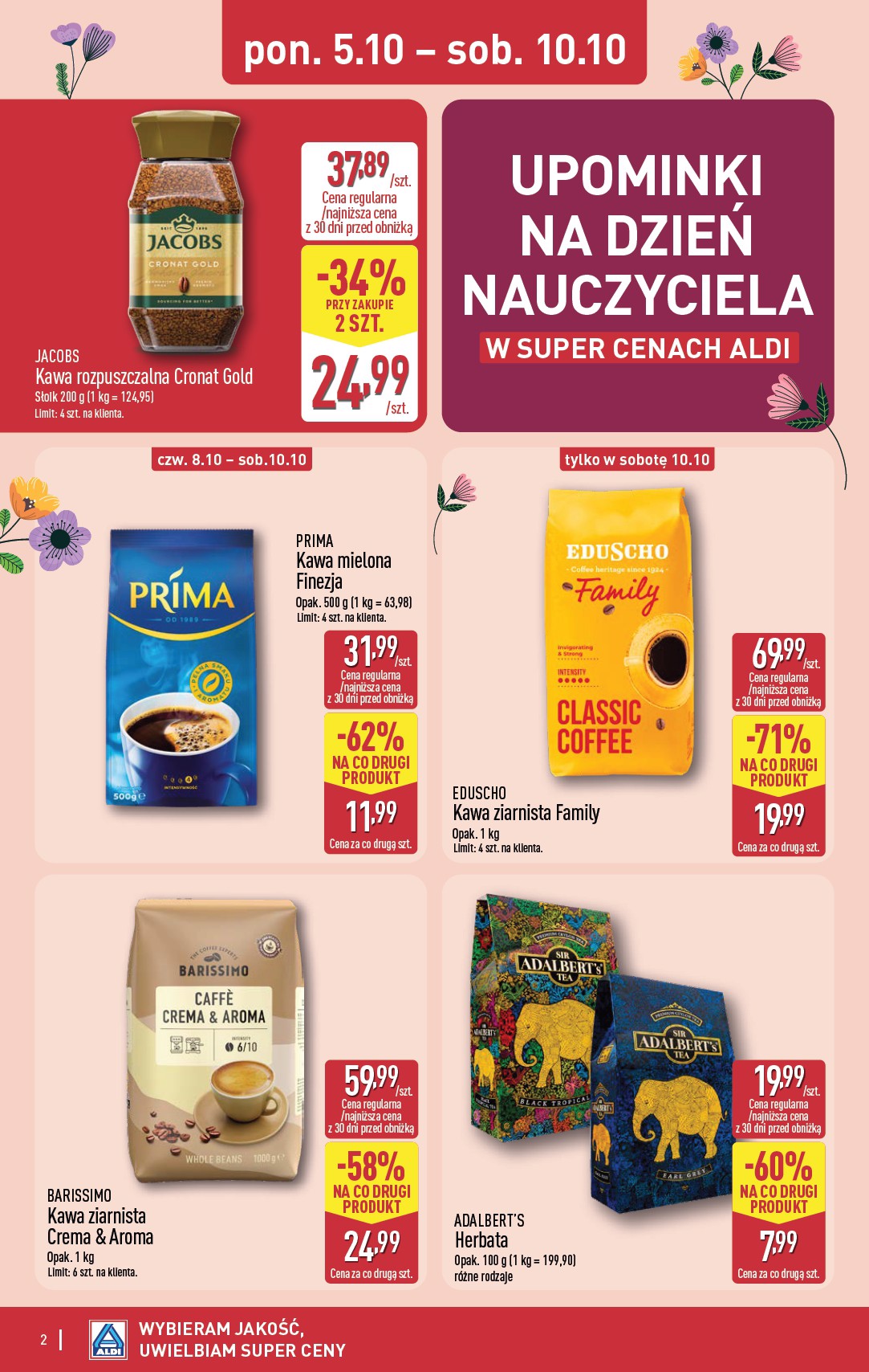 aldi - Nowa gazetka ALDI - Dzień nauczyciela ważna od 05.10.2026 do 10.10.2026 - page: 2