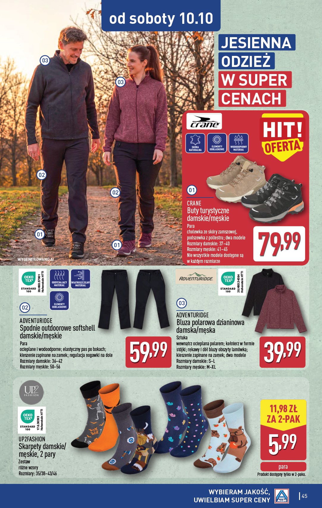 aldi - Nowa gazetka ALDI ważna od 05.10.2026 do 10.10.2026 - page: 45