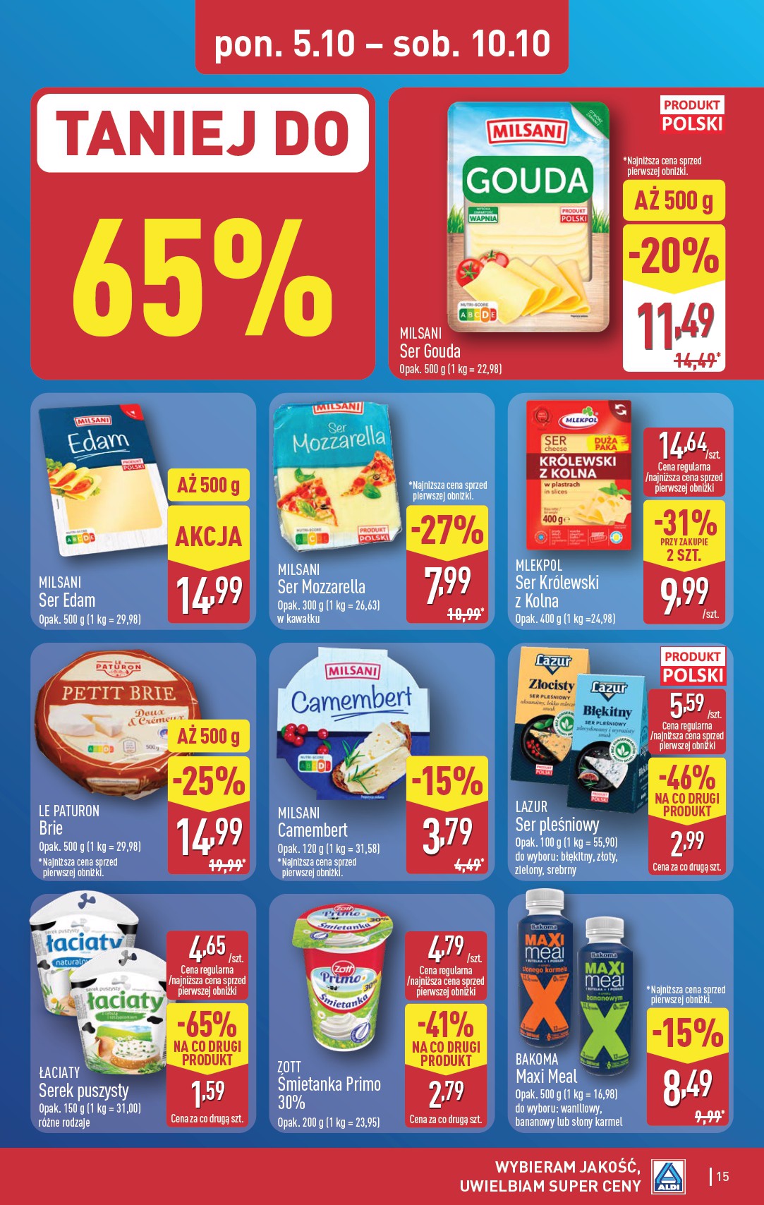 aldi - Nowa gazetka ALDI ważna od 05.10.2026 do 10.10.2026 - page: 15