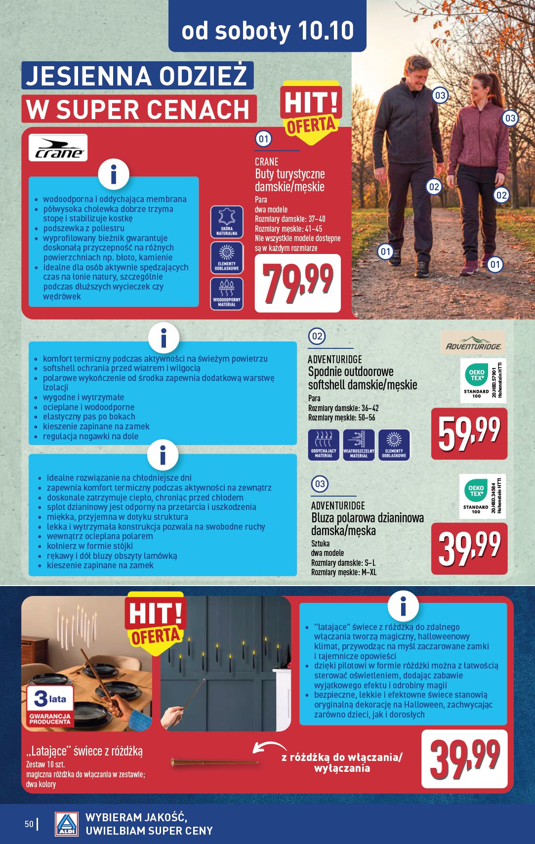 aldi - Nowa gazetka ALDI ważna od 05.10.2026 do 10.10.2026 - page: 50