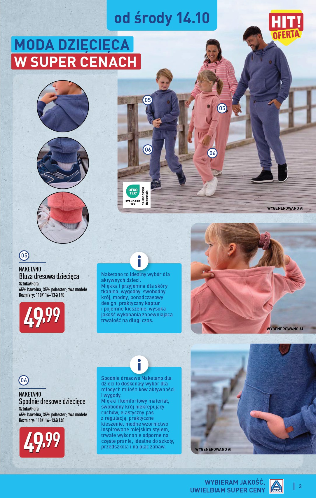 aldi - Nowa gazetka ALDI - Artykuły przemysłowe i tekstylia ważna od 14.10.2026 do 17.10.2026 - page: 3