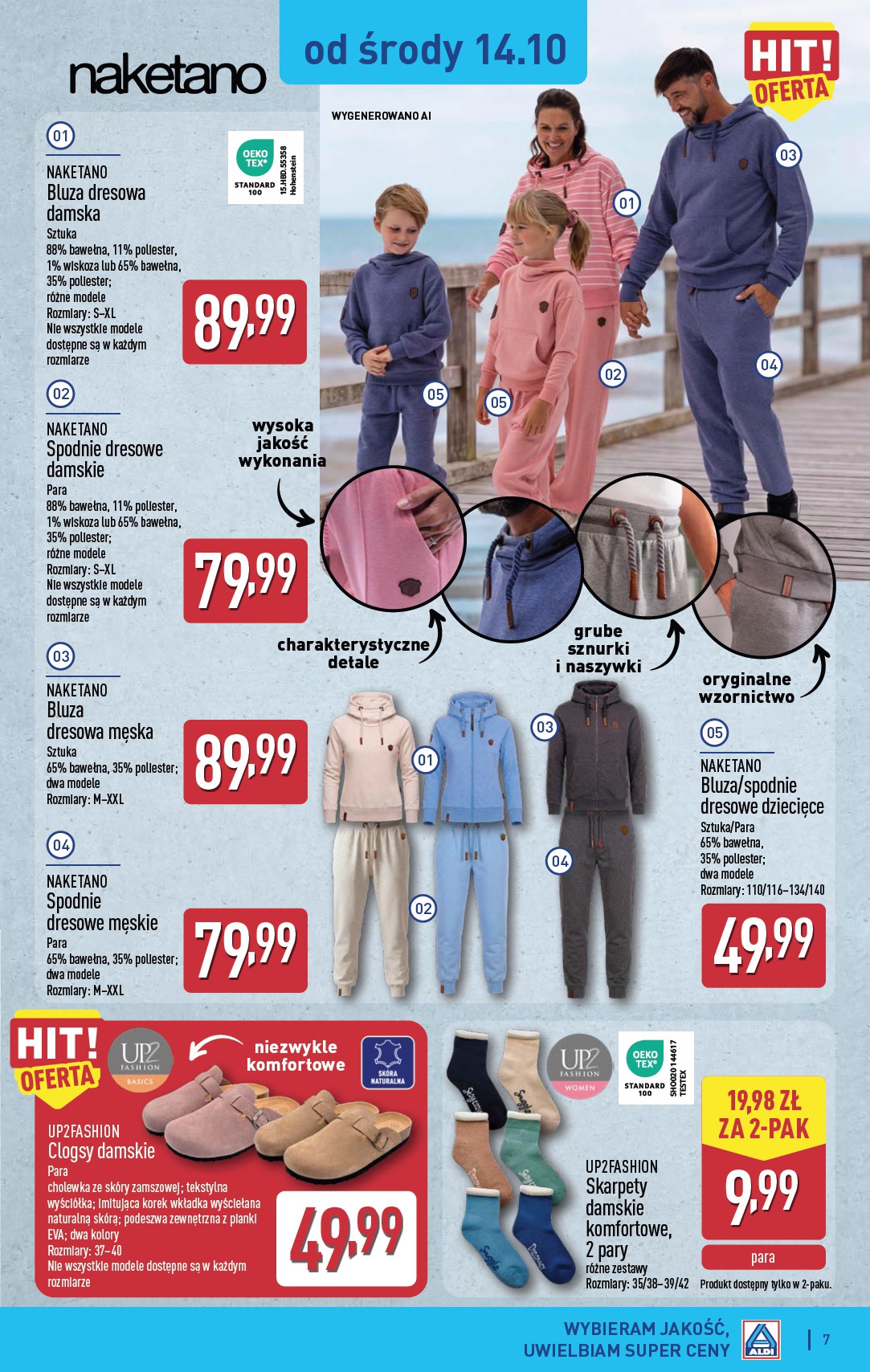 aldi - Nowa gazetka ALDI - Artykuły przemysłowe i tekstylia ważna od 14.10.2026 do 17.10.2026 - page: 7