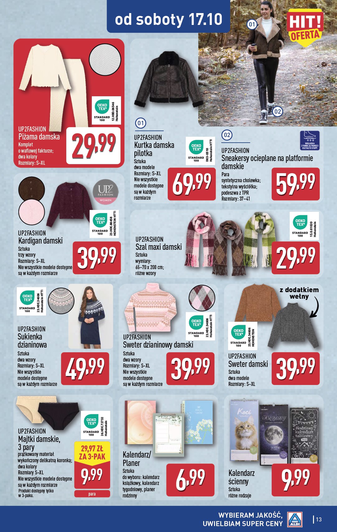 aldi - Nowa gazetka ALDI - Artykuły przemysłowe i tekstylia ważna od 14.10.2026 do 17.10.2026 - page: 13