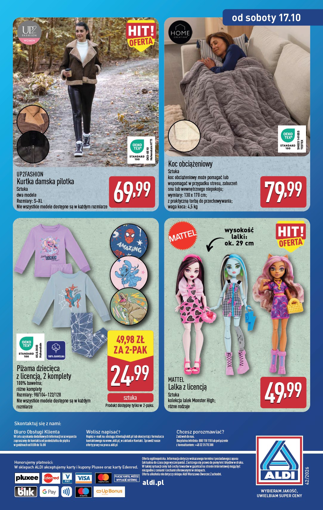 aldi - Nowa gazetka ALDI - Artykuły przemysłowe i tekstylia ważna od 14.10.2026 do 17.10.2026 - page: 16