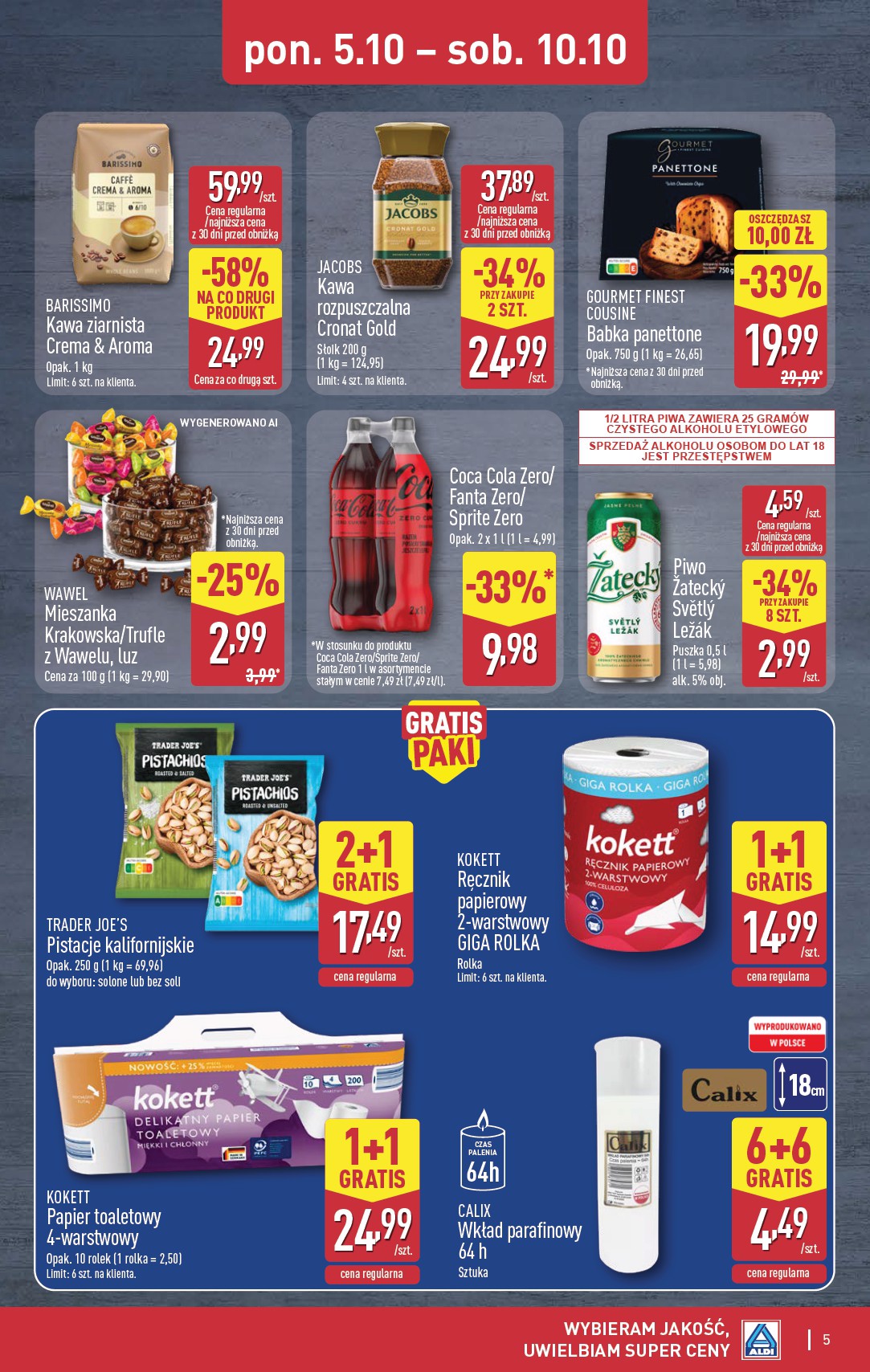 aldi - Aktualna gazetka ALDI - Oferta weekndowa ważna od 08.10.2026 do 10.10.2026 - page: 5