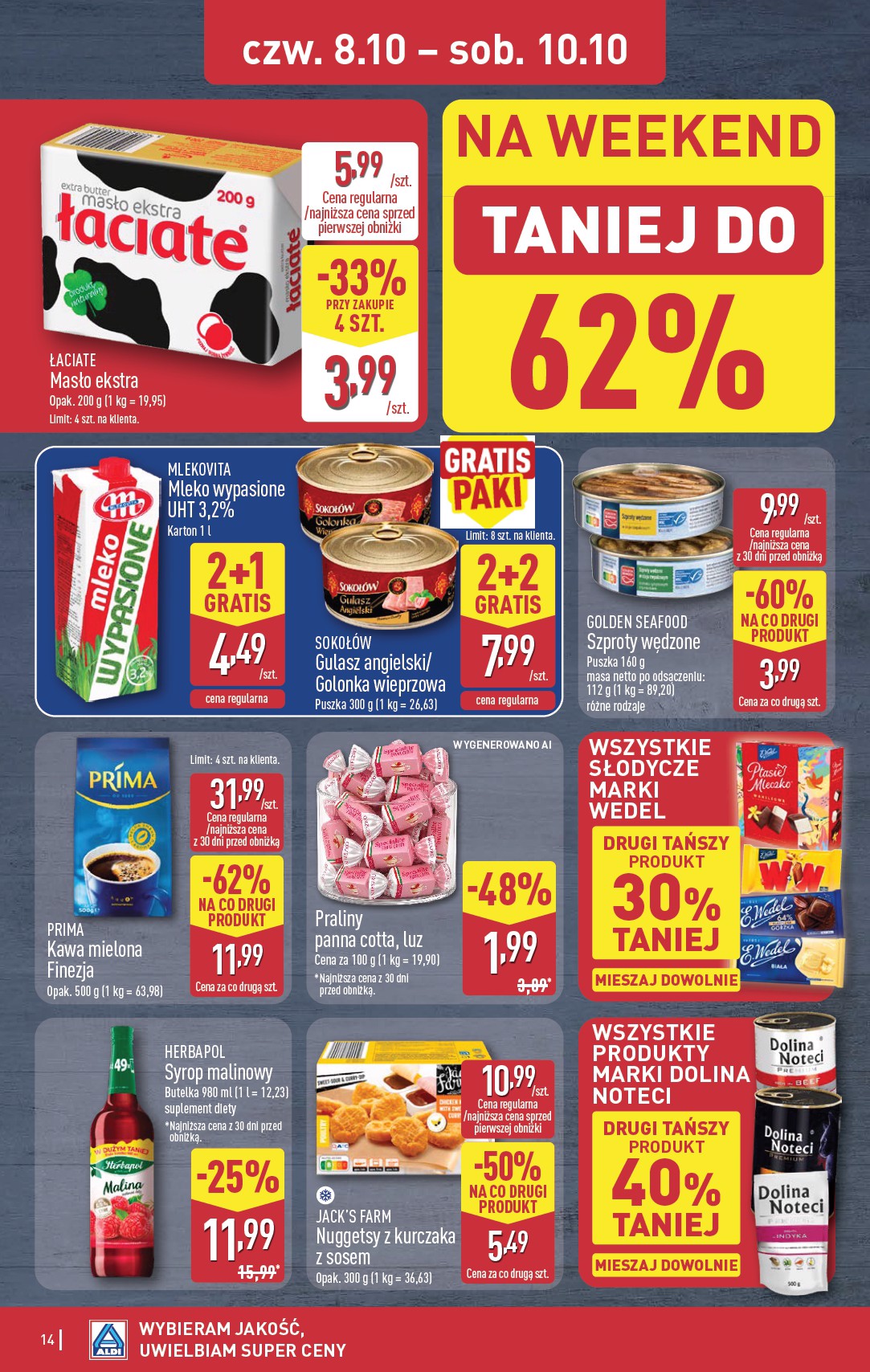 aldi - Aktualna gazetka ALDI - Oferta weekndowa ważna od 08.10.2026 do 10.10.2026 - page: 14