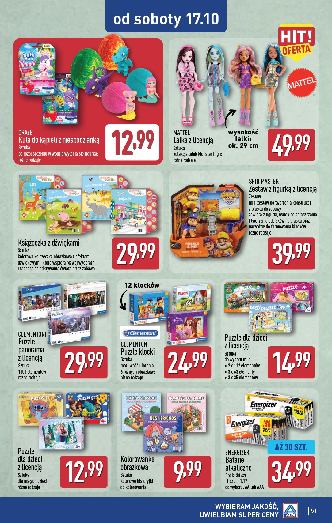 aldi - Nowa gazetka ALDI ważna od 12.10.2026 do 17.10.2026 - page: 51