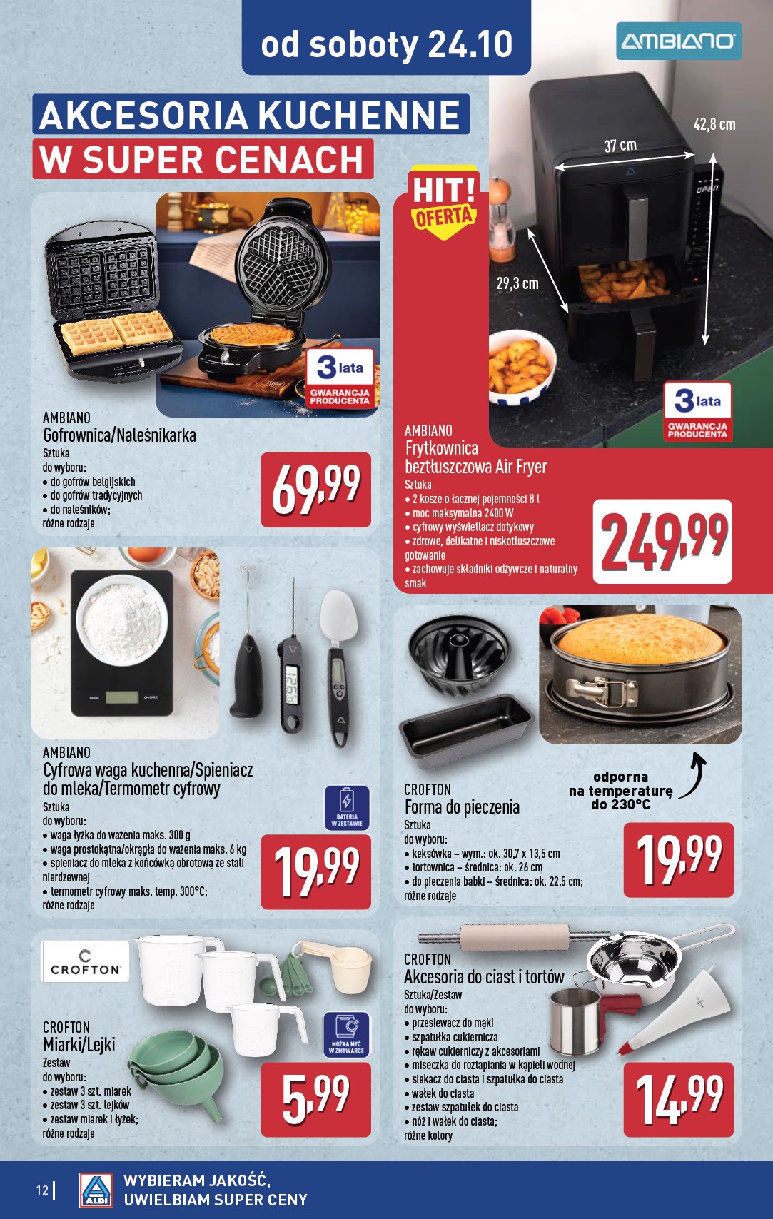 aldi - Nowa gazetka ALDI - Artykuły przemysłowe i tekstylia ważna od 21.10.2026 do 24.10.2026 - page: 12