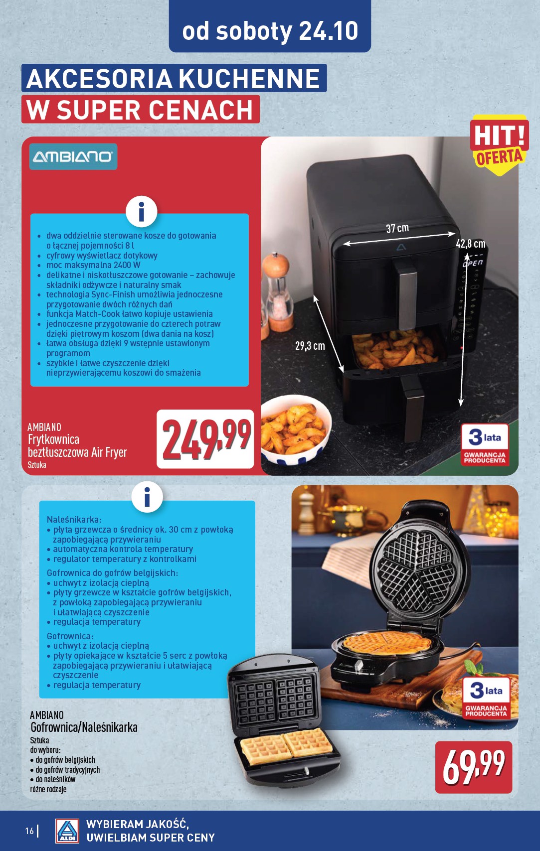 aldi - Nowa gazetka ALDI - Artykuły przemysłowe i tekstylia ważna od 21.10.2026 do 24.10.2026 - page: 16