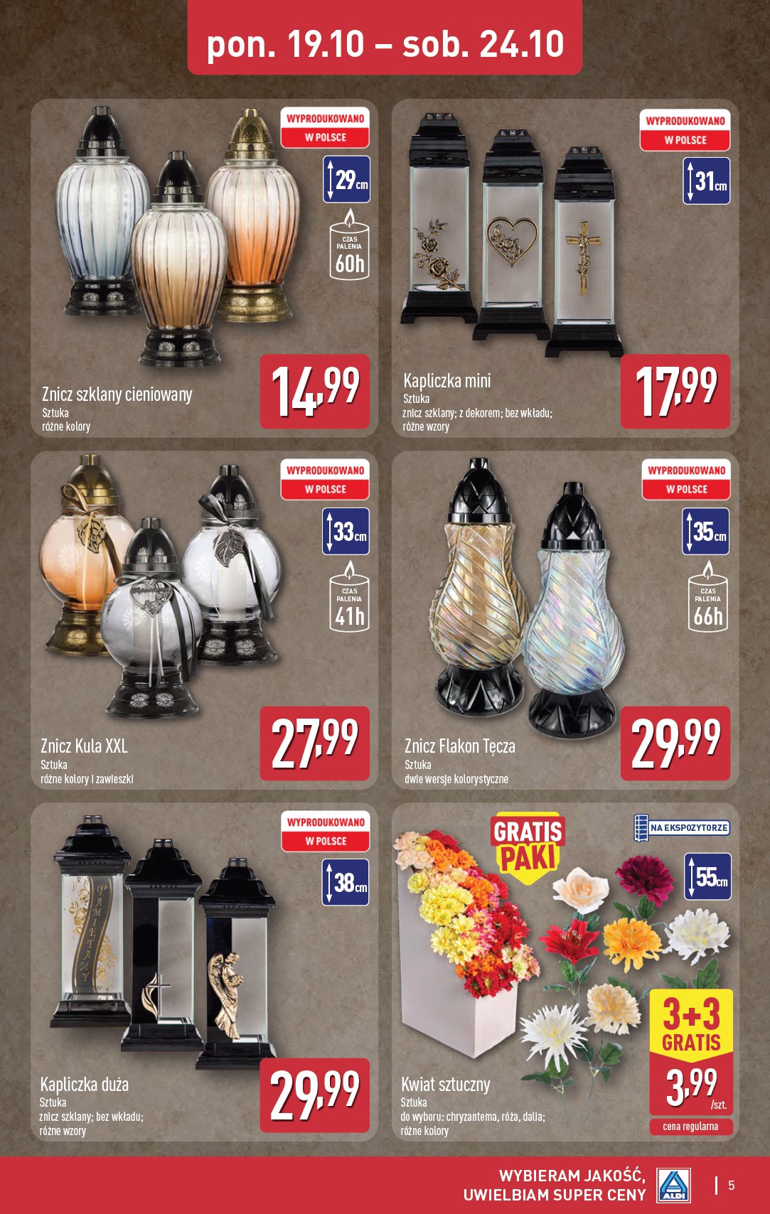 aldi - Nowa gazetka ALDI - Artykuły przemysłowe i tekstylia ważna od 21.10.2026 do 24.10.2026 - page: 5