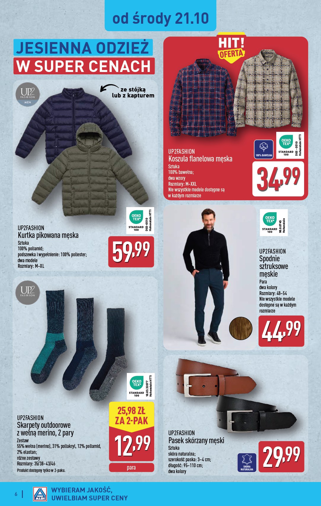 aldi - Nowa gazetka ALDI - Artykuły przemysłowe i tekstylia ważna od 21.10.2026 do 24.10.2026 - page: 6