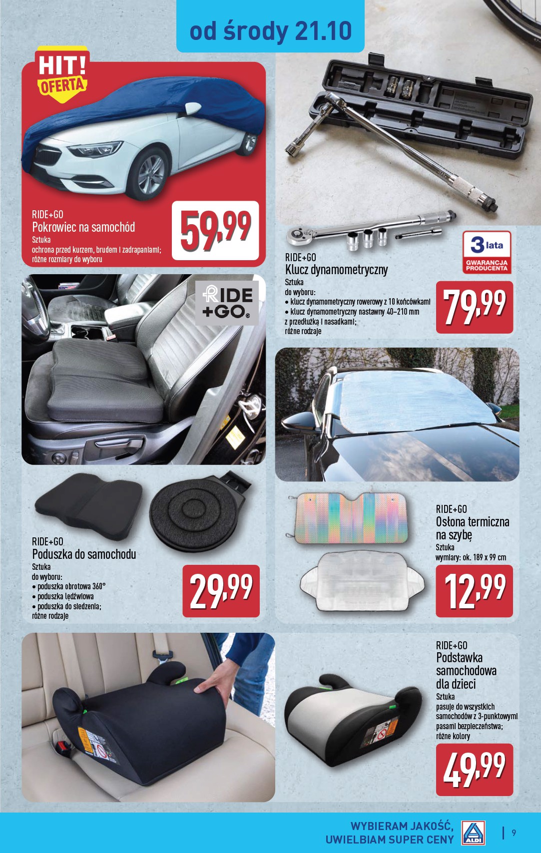 aldi - Nowa gazetka ALDI - Artykuły przemysłowe i tekstylia ważna od 21.10.2026 do 24.10.2026 - page: 9