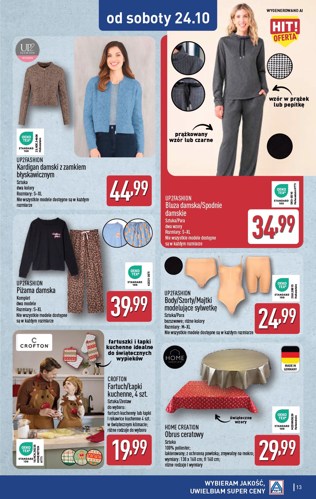 aldi - Nowa gazetka ALDI - Artykuły przemysłowe i tekstylia ważna od 21.10.2026 do 24.10.2026 - page: 13