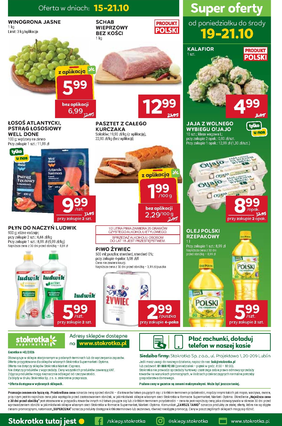 stokrotka - Aktualna gazetka Stokrotka - Supermarket ważna od 15.10.2026 do 21.10.2026 - page: 45