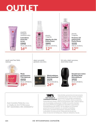 avon - Gazetka Avon - ważna od 01.11. do 30.11. - page: 184
